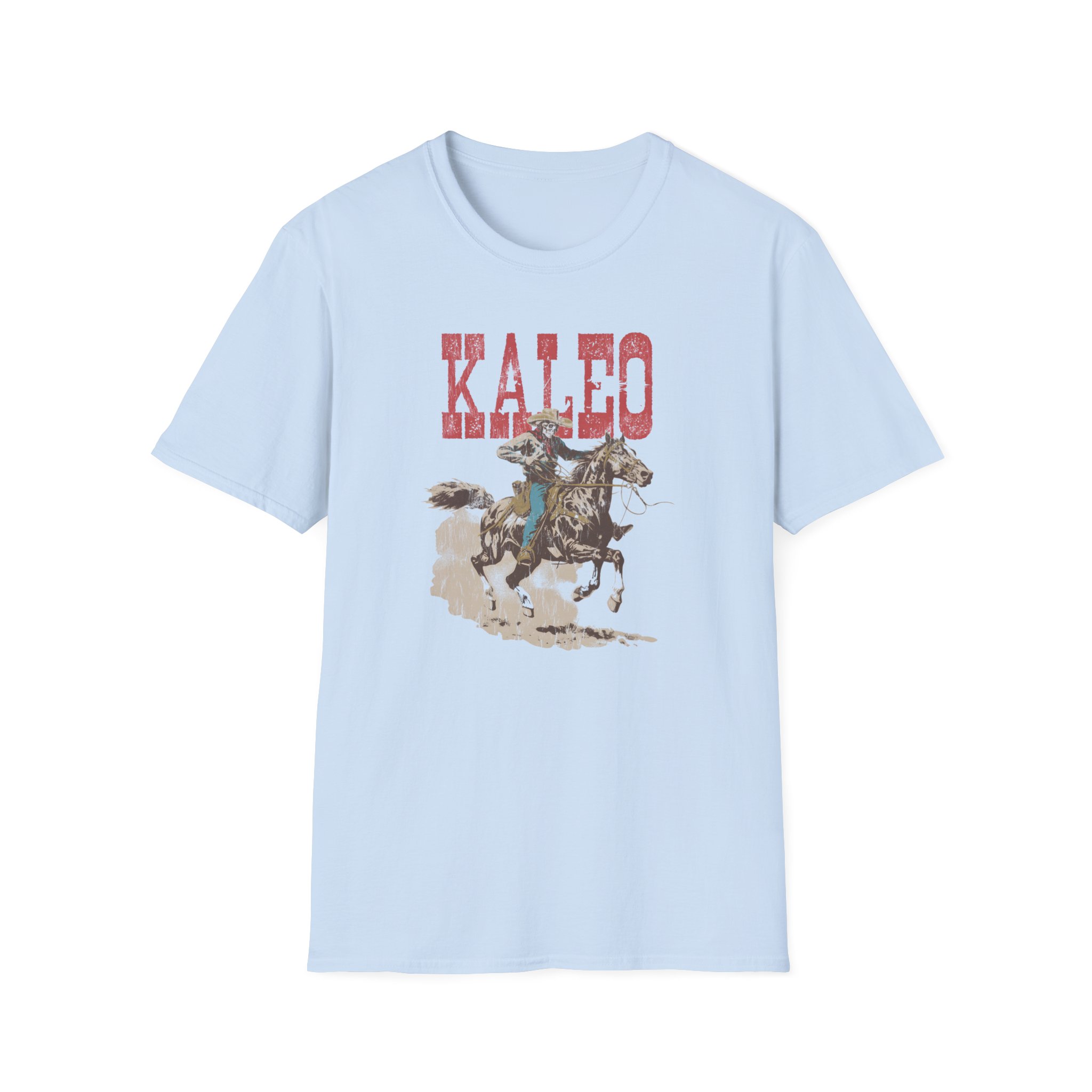 Kaleo Horse Racing Skeleton Unisex Softstyle T-Shirt