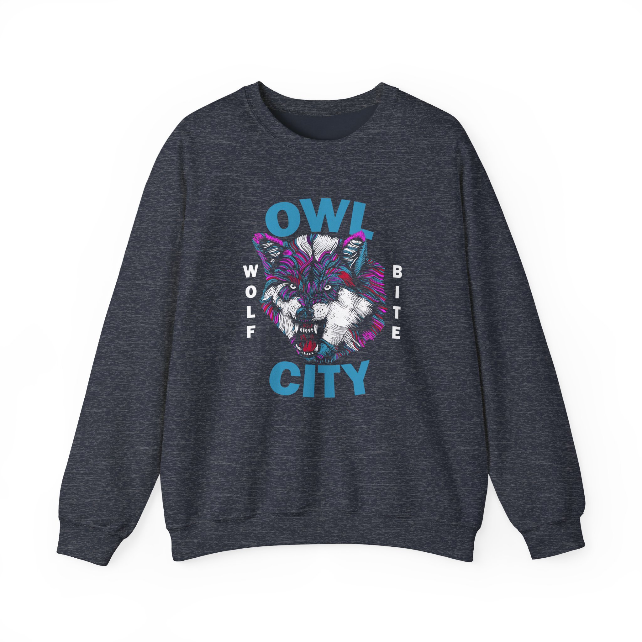 Owl City Wolf Bite Unisex Heavy Blendâ„¢ Crewneck Sweatshirt