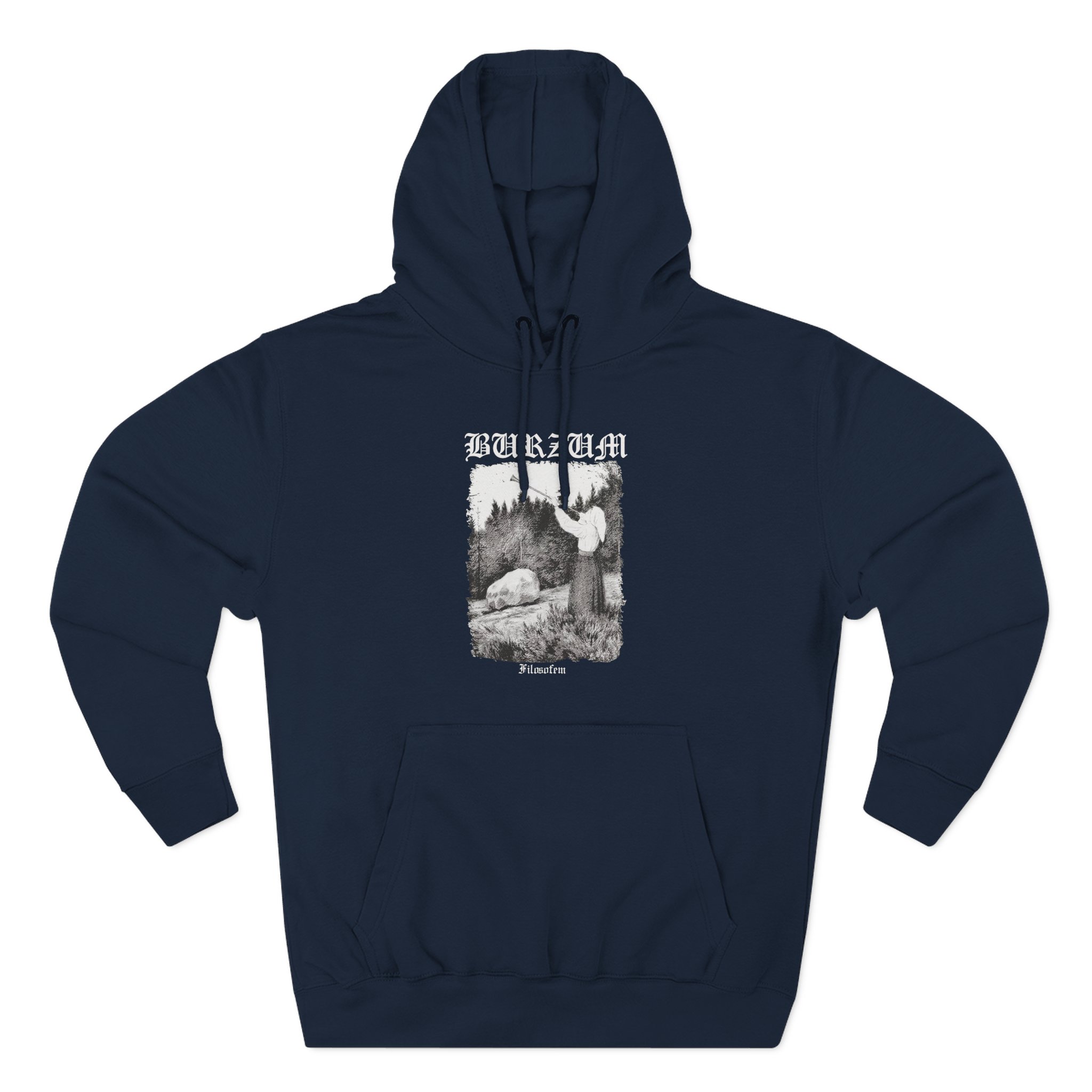 Burzum Filosofem Three-Panel Fleece Hoodie