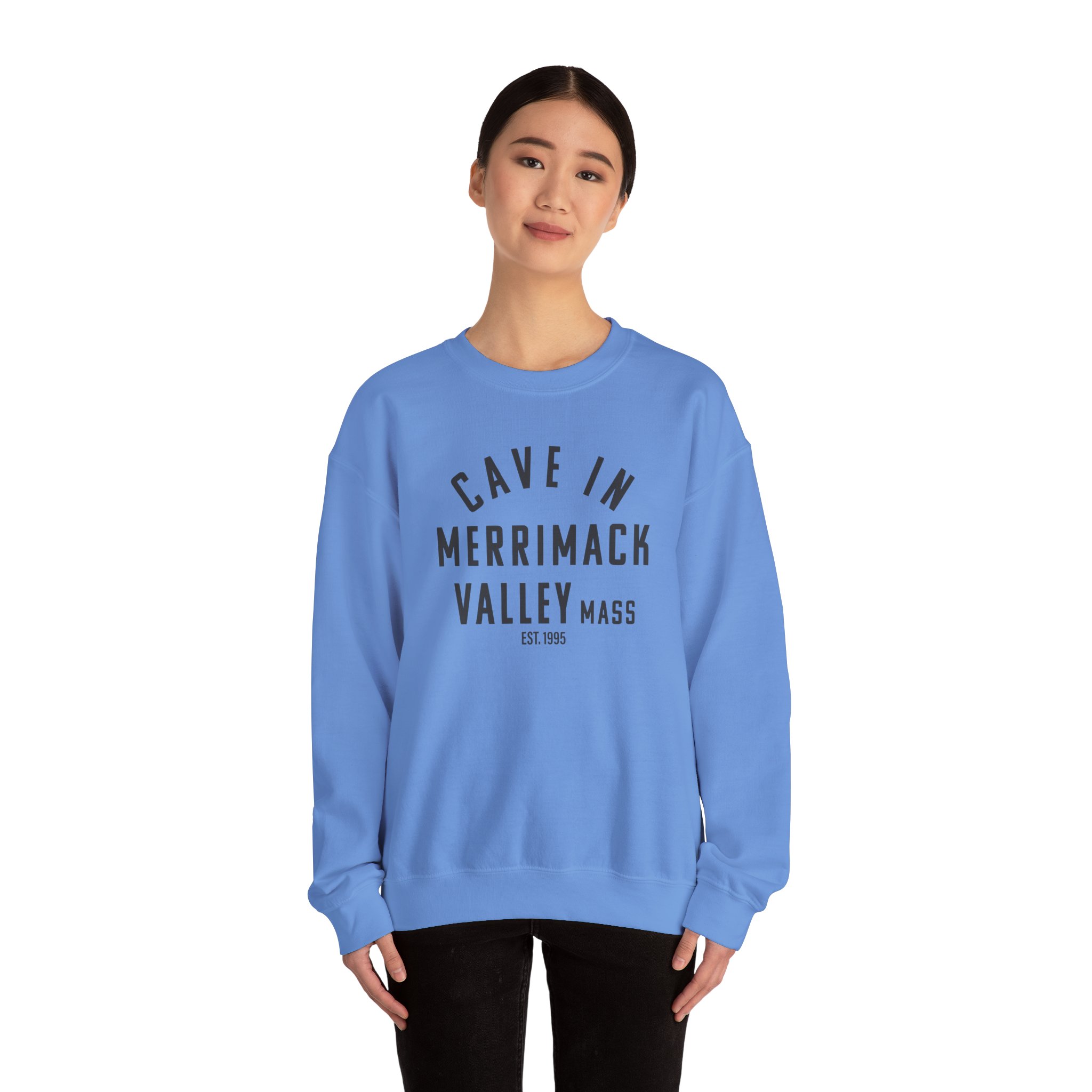 Cave in Merrimack Valley: Blackened Unisex Heavy Blendâ„¢ Crewneck Sweatshirt