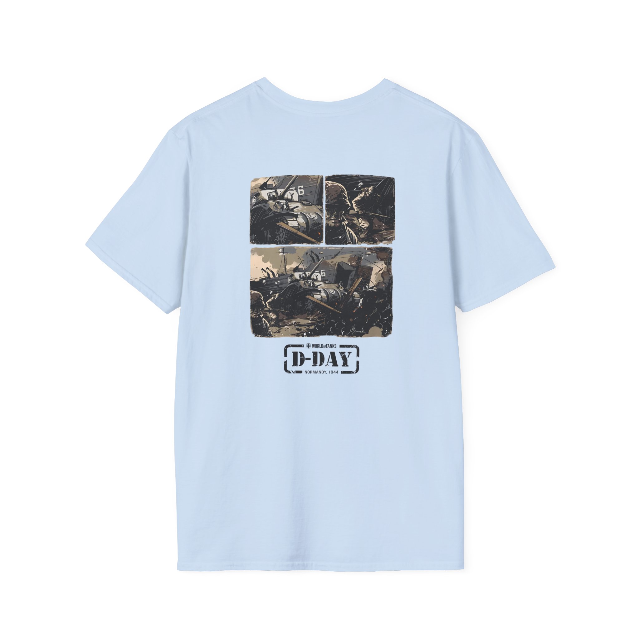 World of Tank Wot D-day Fury Storm Unisex Softstyle T-Shirt
