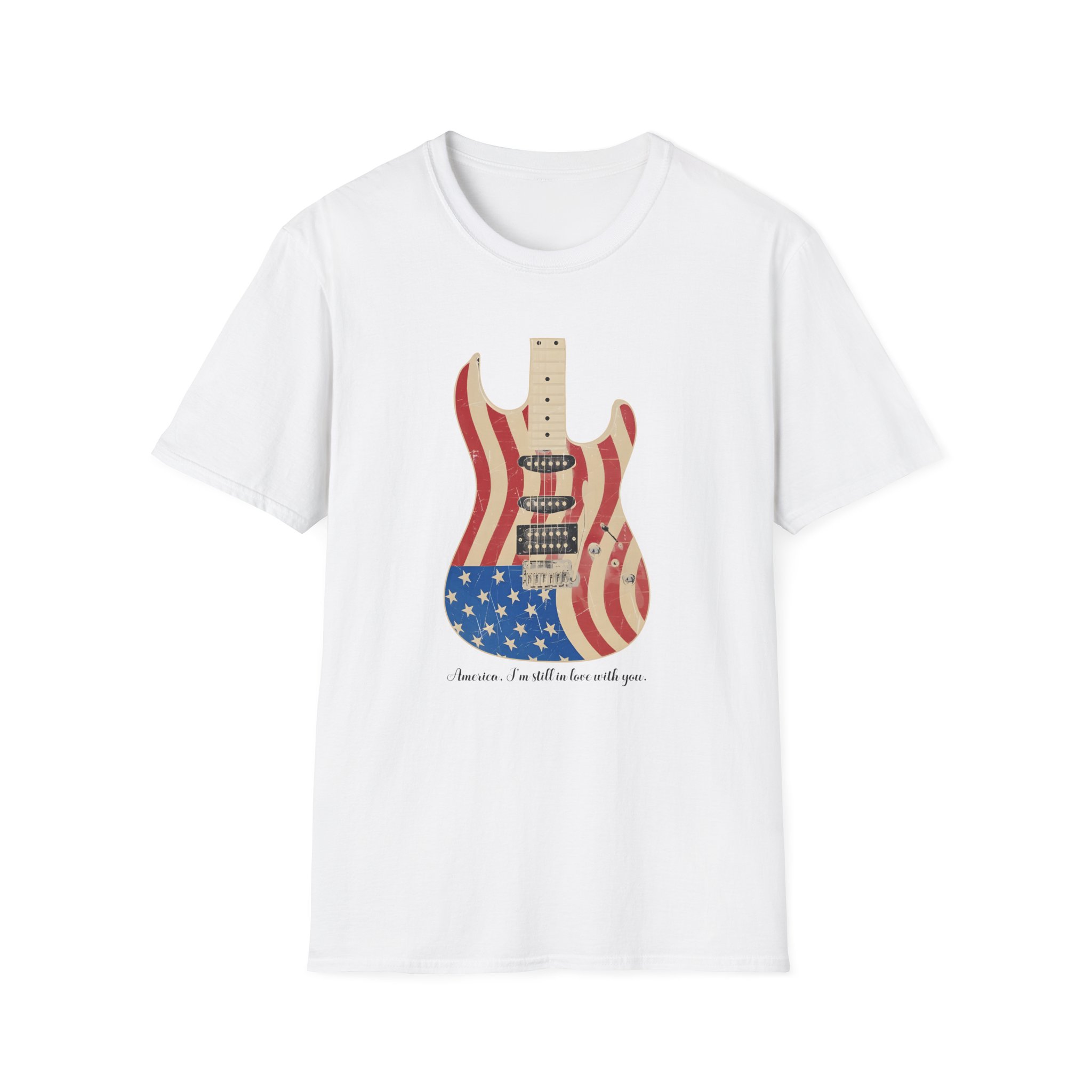 Clint Black Guitar Unisex Softstyle T-Shirt