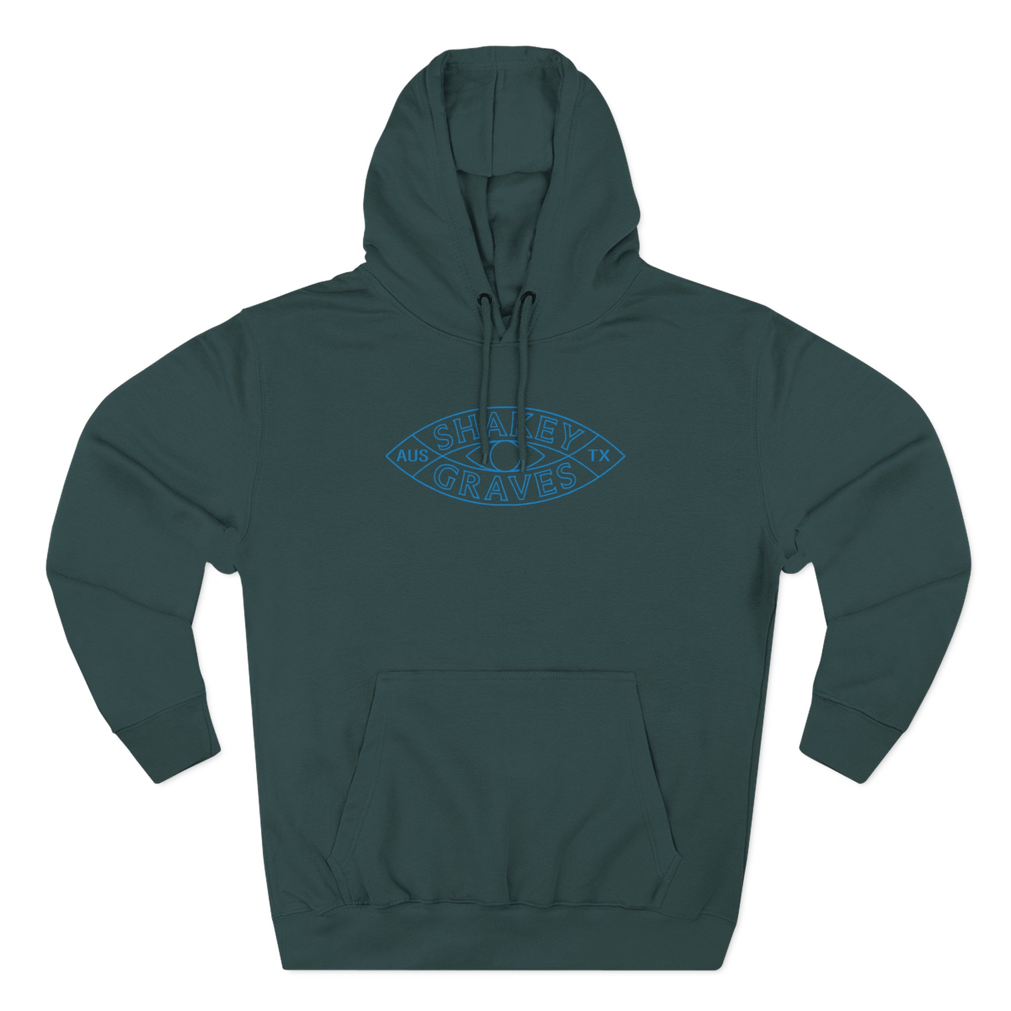 Shakey Graves Evil Eye Three-Panel Fleece Hoodie