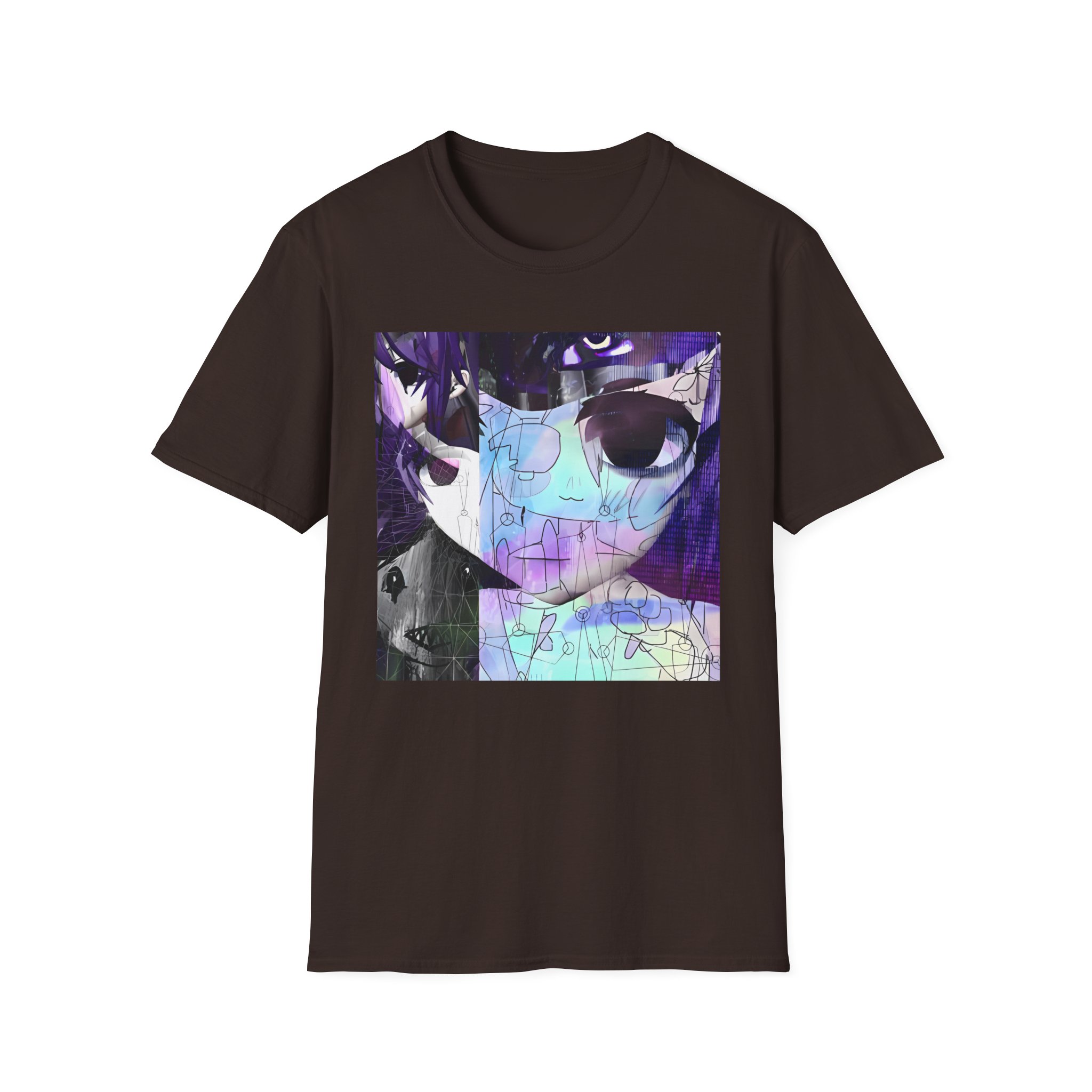 Sewerslvt Skitzofrenia Simulation Album Cover Unisex Softstyle T-Shirt