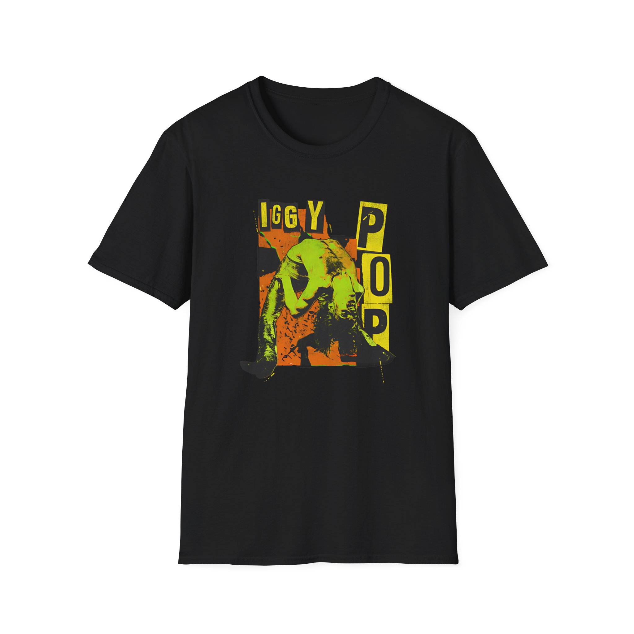 The Stooges Iggy Pop No Values Unisex Softstyle T-Shirt