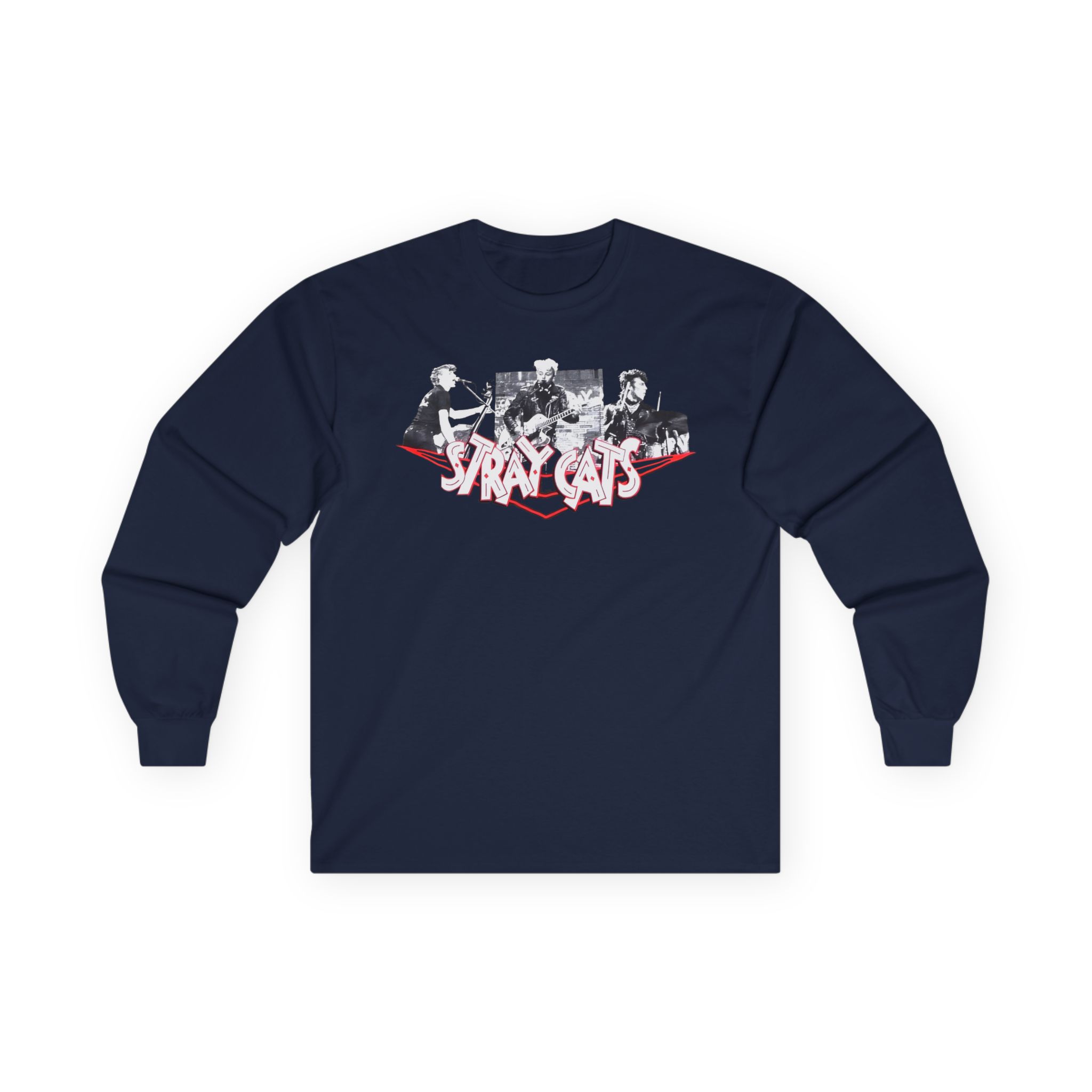 Stray Cats Photo Collage Unisex Ultra Cotton Long Sleeve Tee