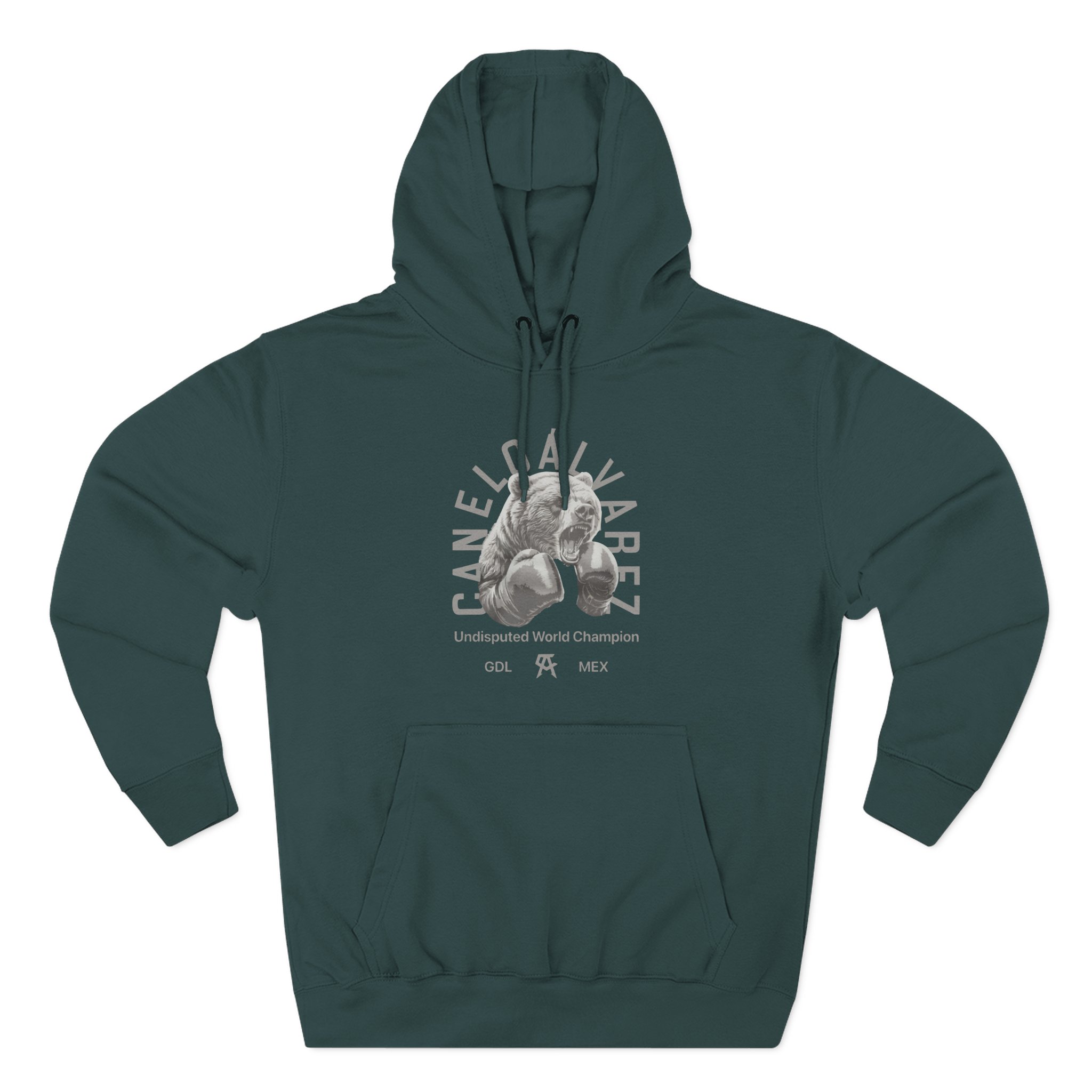 Canelo Bear in Mind Three-Panel Fleece Hoodie