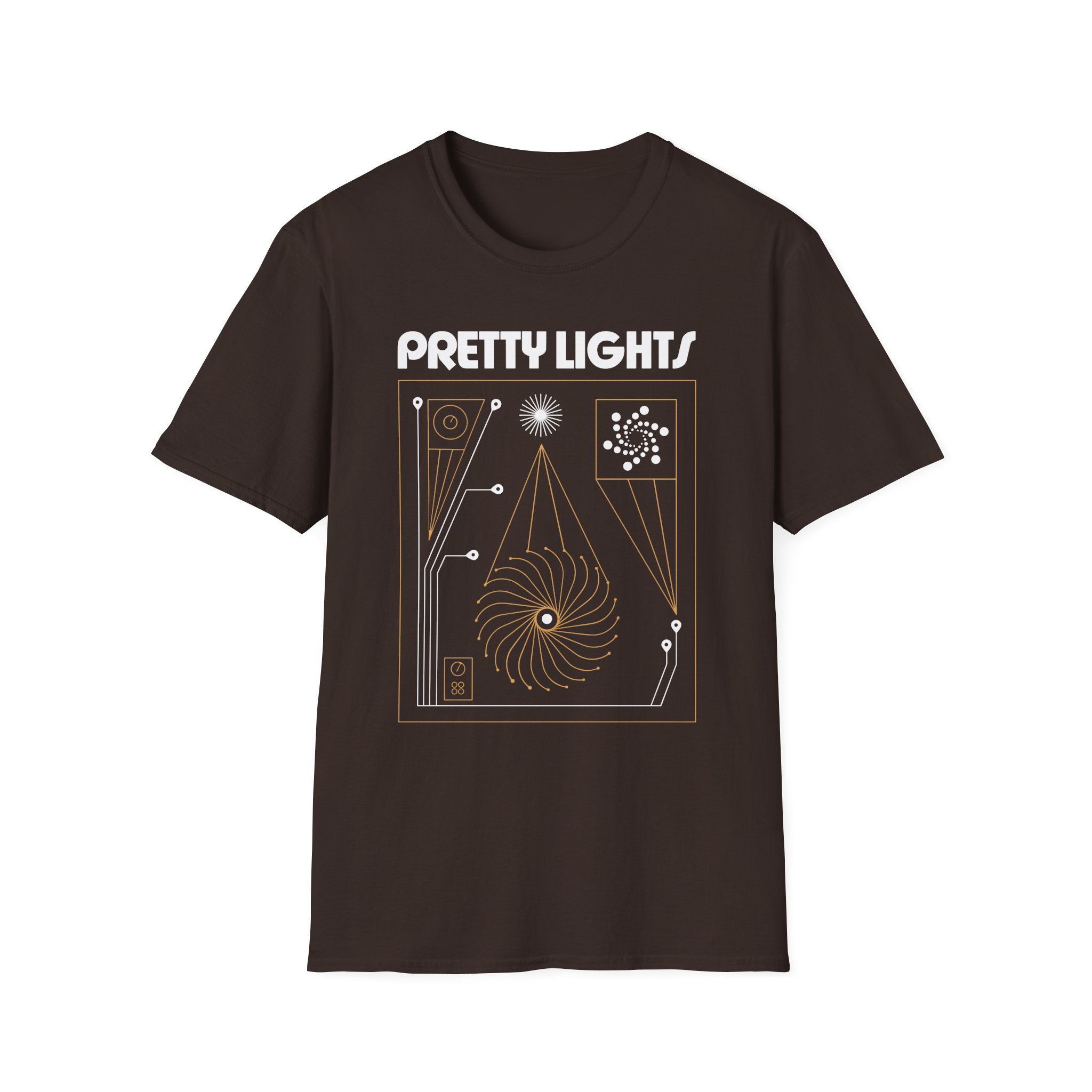 Pretty Lights Swirl Science Unisex Softstyle T-Shirt