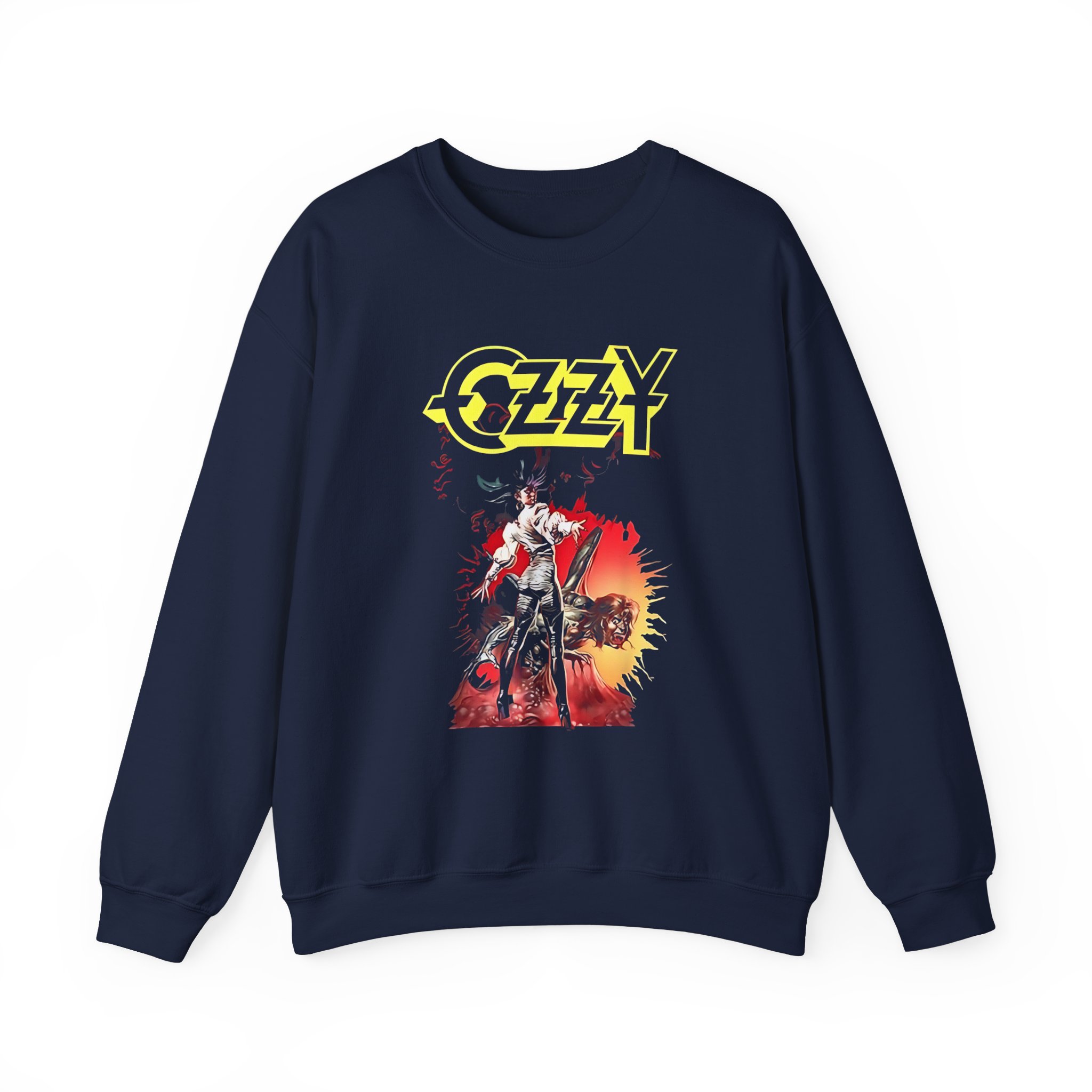 Ozzy Osbourne Ultimate Sunburst Vintage Unisex Heavy Blendâ„¢ Crewneck Sweatshirt