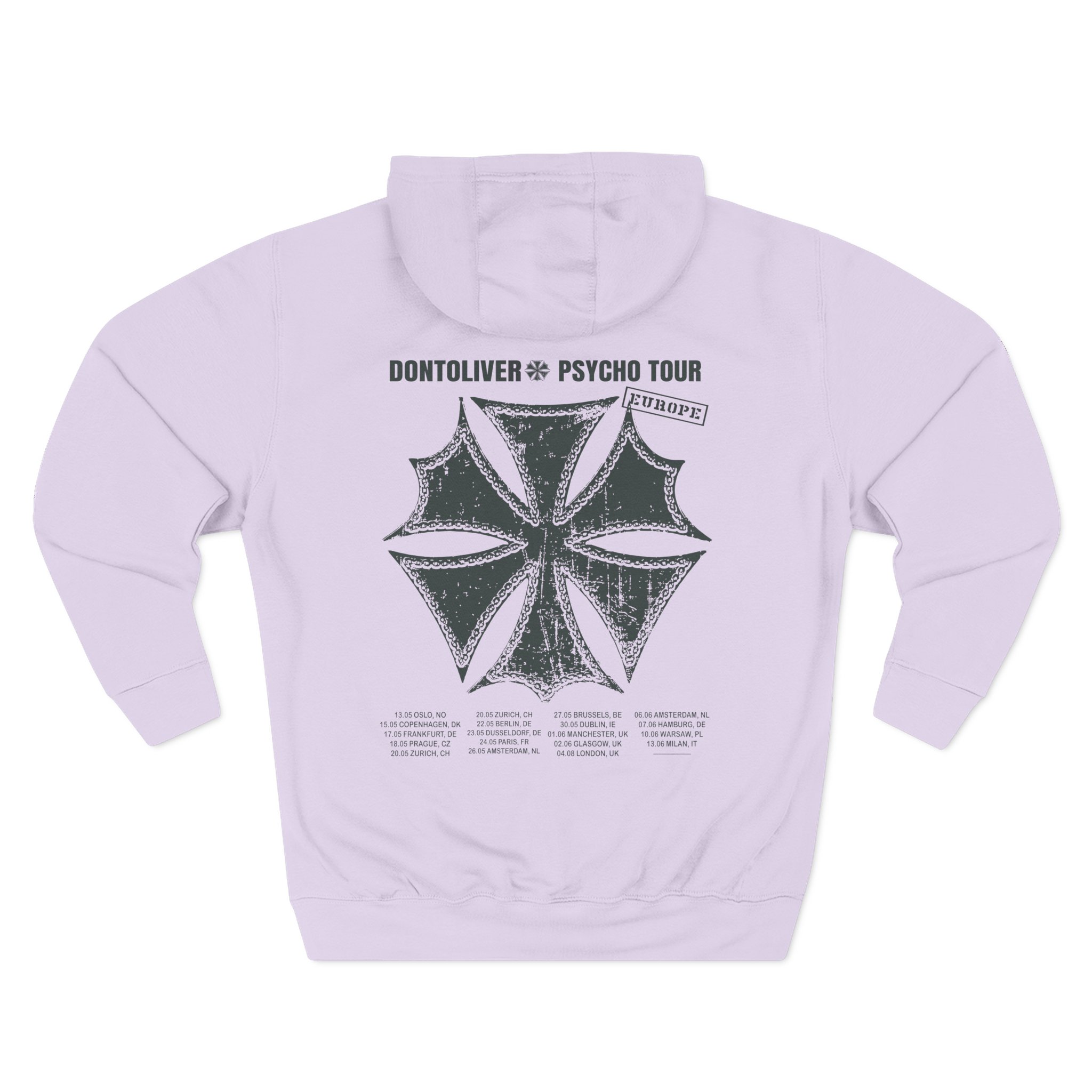 Don Toliver Psycho Tour Emblem Three-Panel Fleece Hoodie
