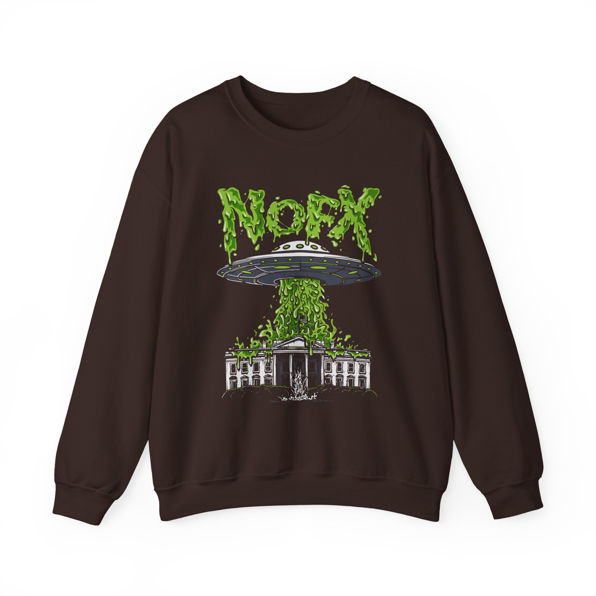 Nofx Ufo Unisex Heavy Blendâ„¢ Crewneck Sweatshirt