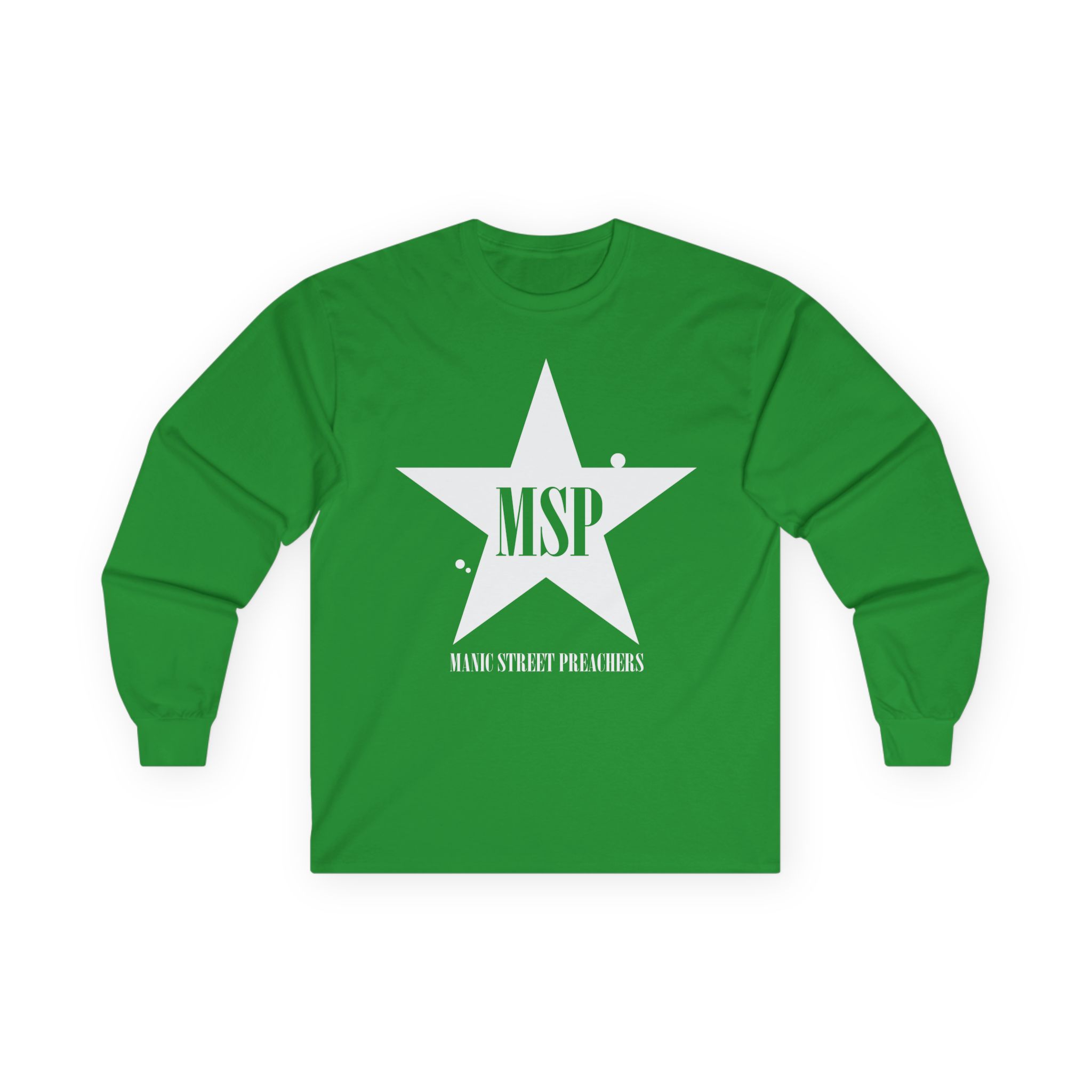 Manic Street Preachers Distressed Star Unisex Ultra Cotton Long Sleeve Tee