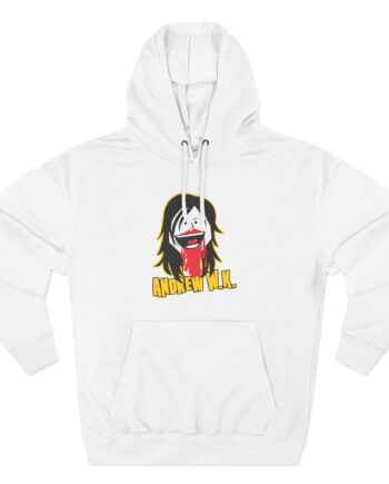 Andrew Wk Cartoon Bloody Nose Three-Panel Fleece Hoodie