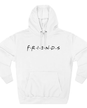 Shubble friend Three-Panel Fleece Hoodie