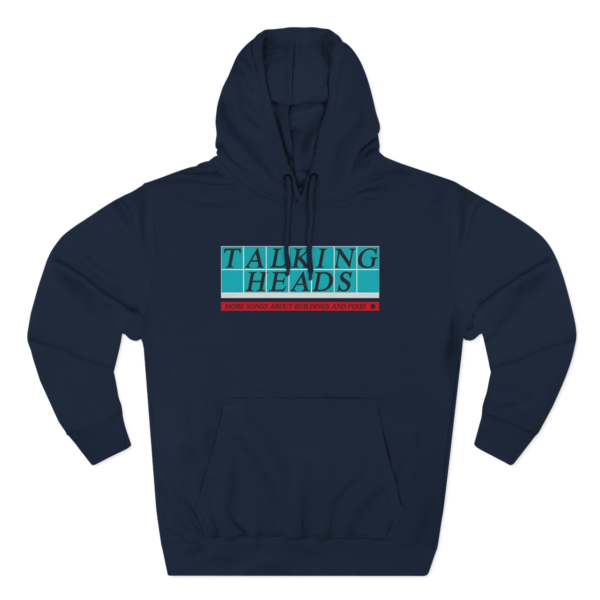 Talking Heads Tiled Logo Three-Panel Fleece Hoodie
