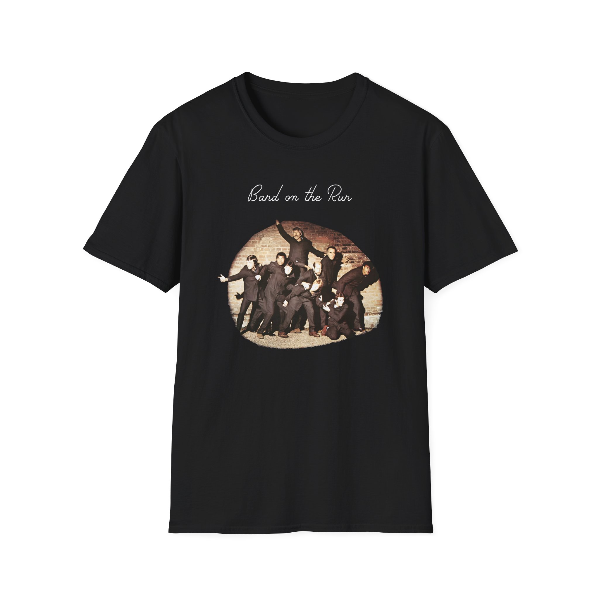 Wings Band On The Run Unisex Softstyle T-Shirt
