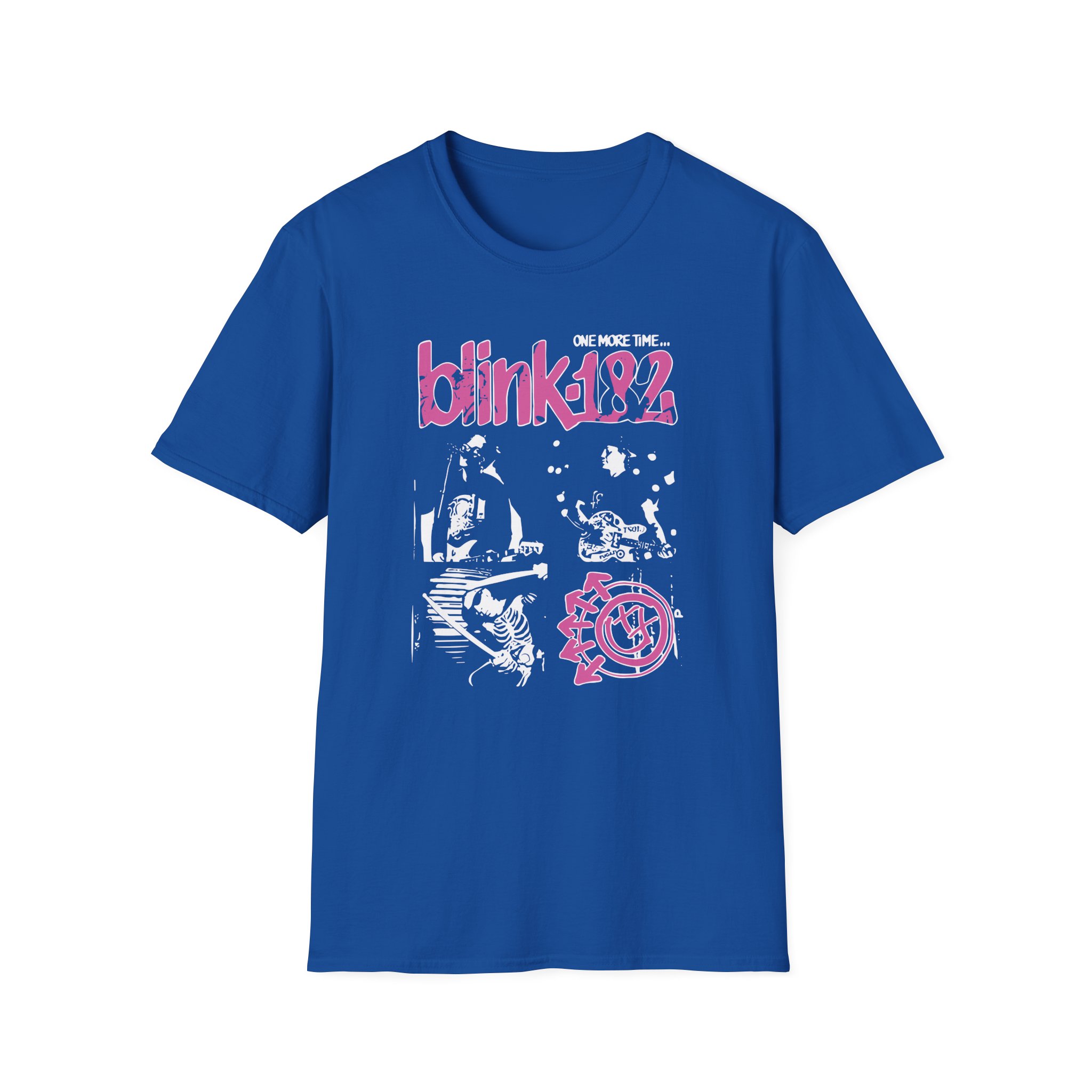 Blink 182 One More Time Photo Unisex Softstyle T-Shirt