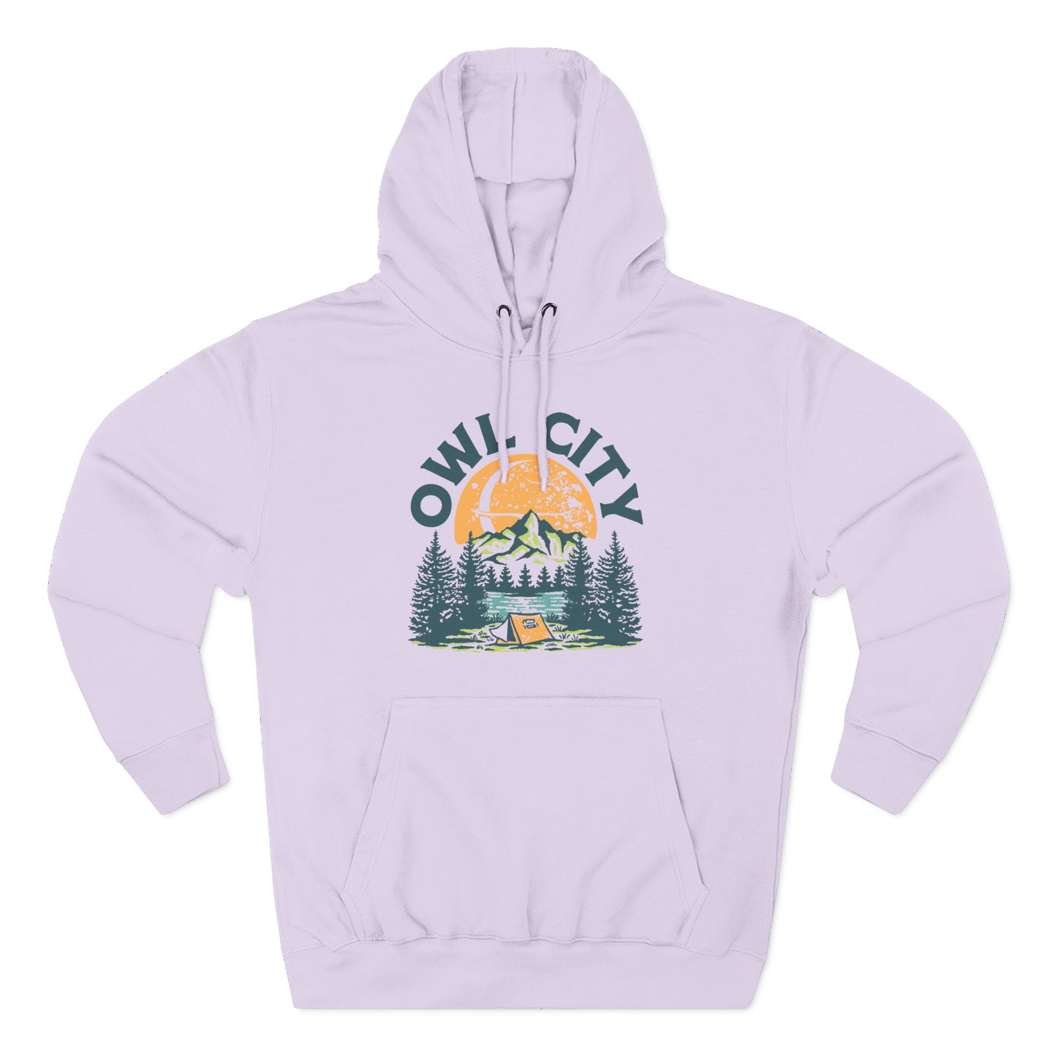 Owl City Camp Owl City Ringer Three-Panel Fleece Hoodie