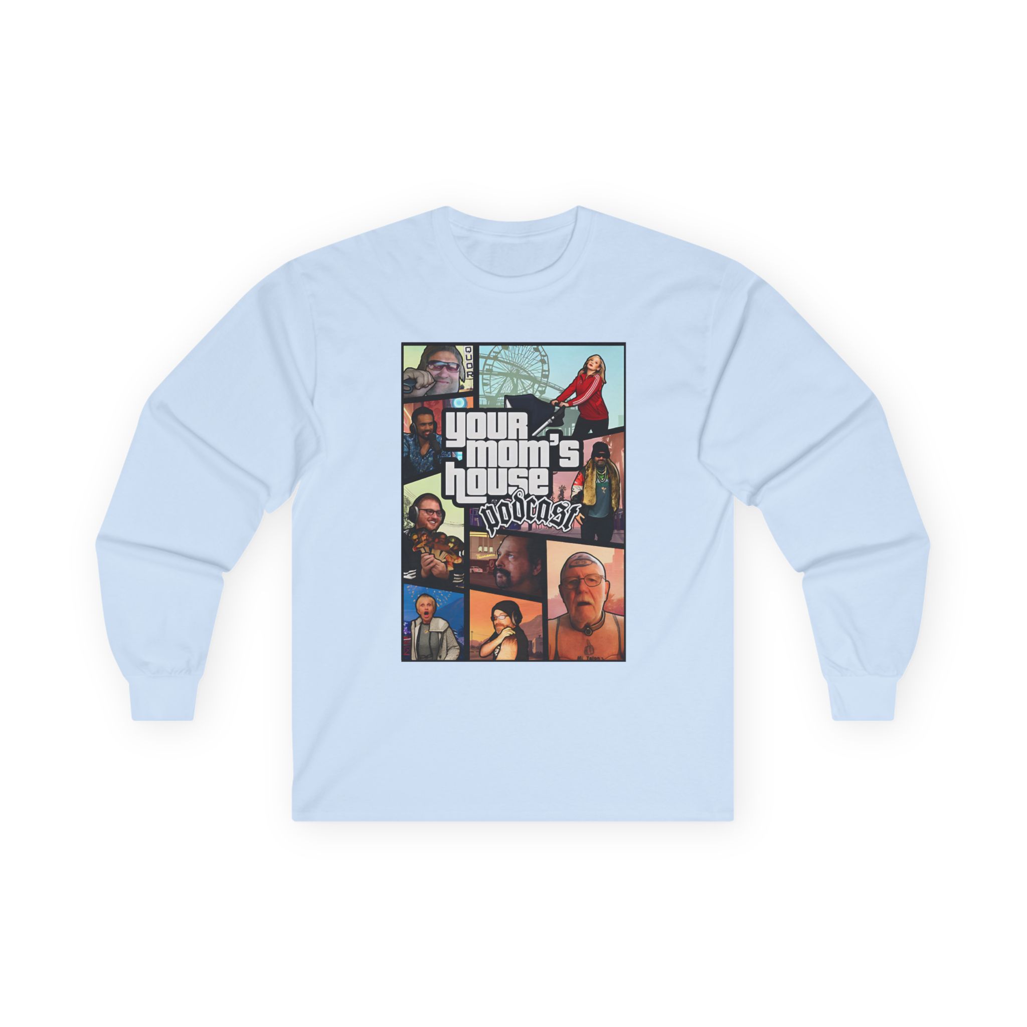 Ymh GTA Unisex Ultra Cotton Long Sleeve Tee