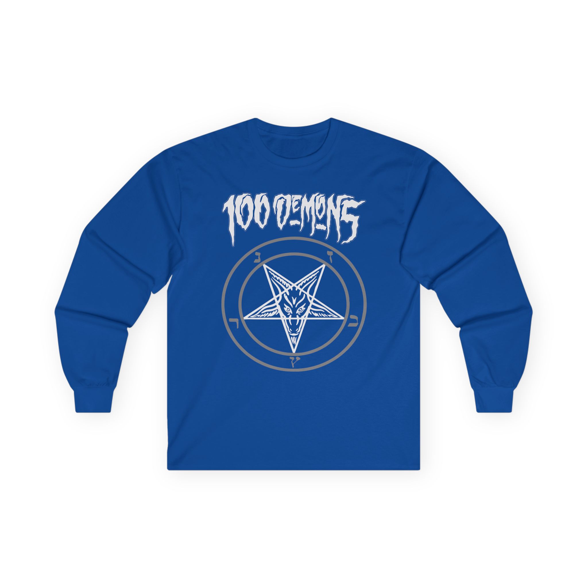 100 Demons Pentagram Unisex Ultra Cotton Long Sleeve Tee