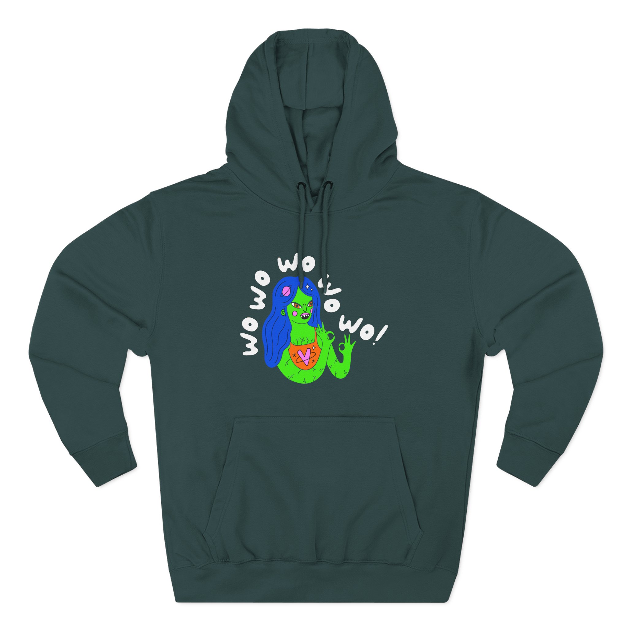 The Aquabats Martian Girl Three-Panel Fleece Hoodie