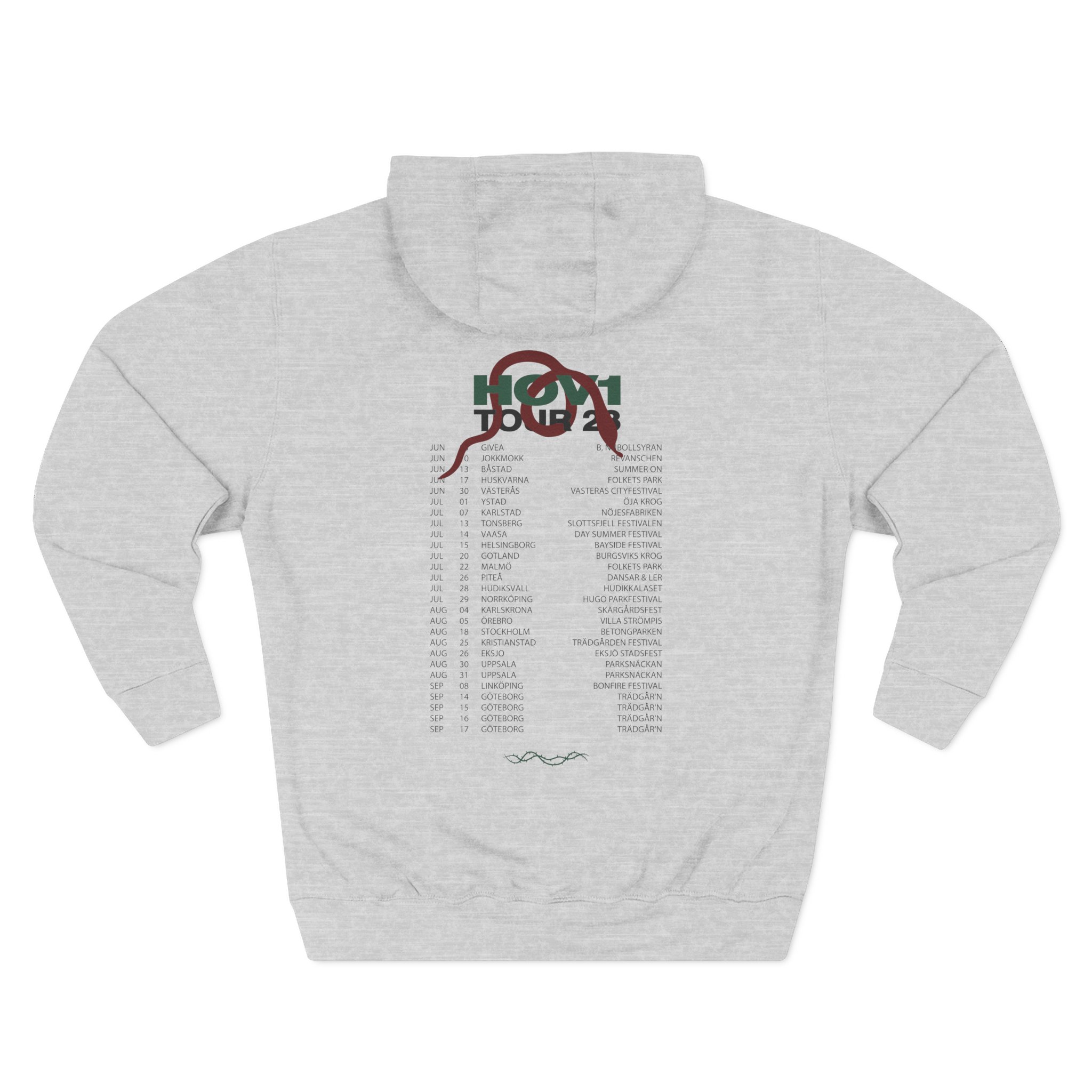 Hov1 Tour 2025 Three-Panel Fleece Hoodie