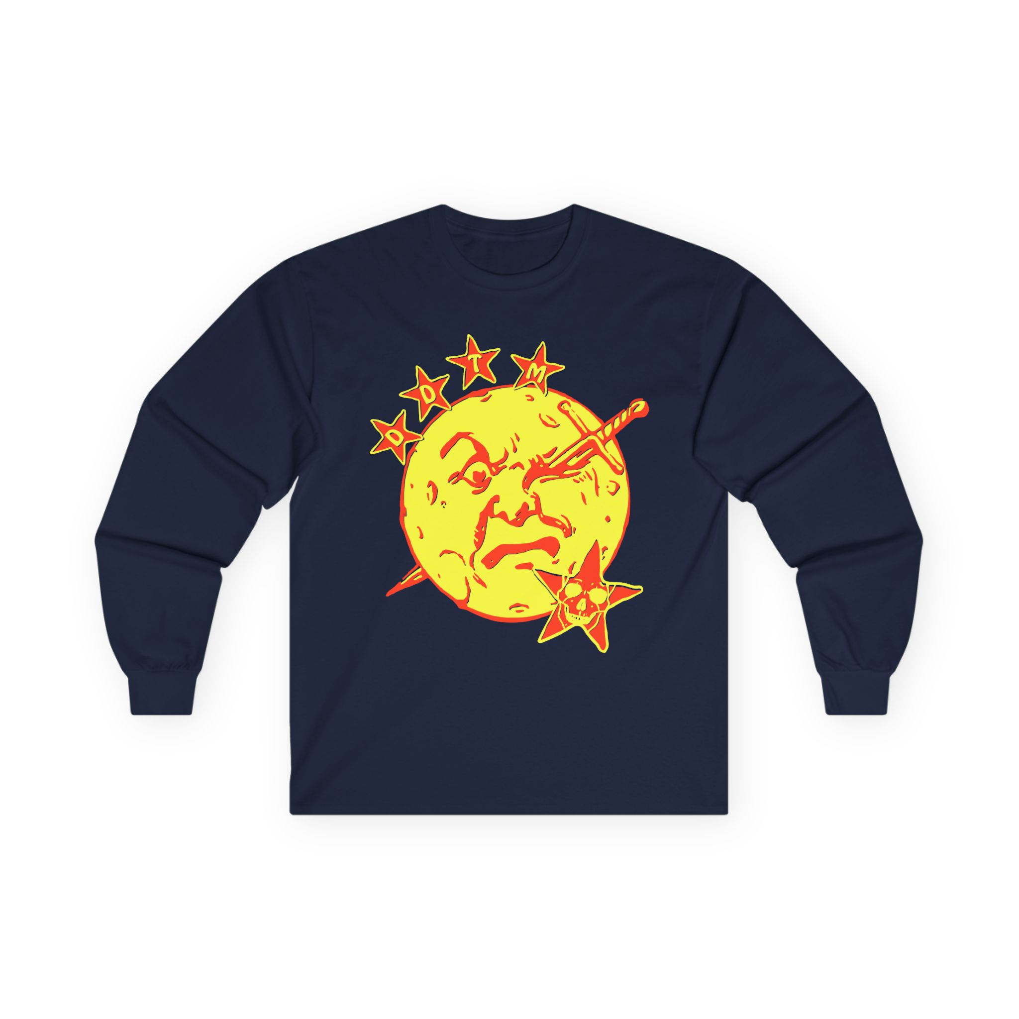 Foxing Moon Face Unisex Ultra Cotton Long Sleeve Tee