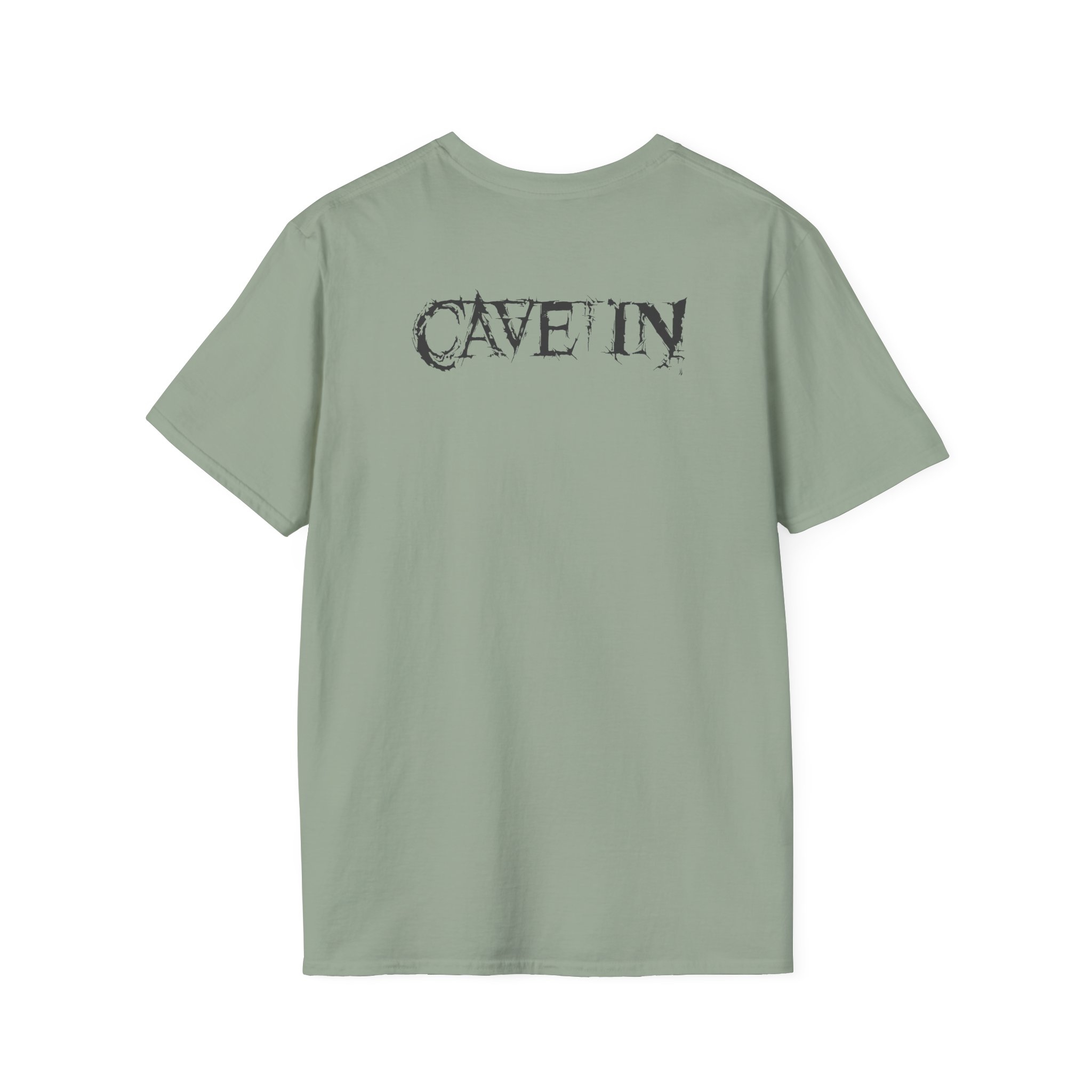 Cave in Satellite: Blackened Unisex Softstyle T-Shirt
