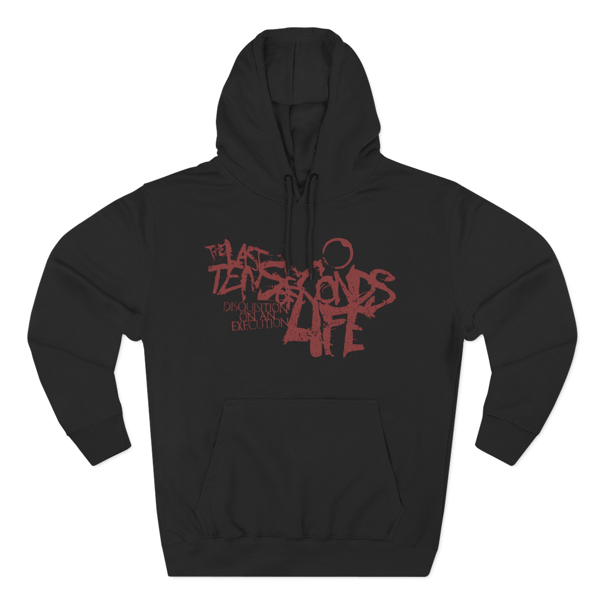 The Last Ten Seconds of Life Three-Panel Fleece Hoodie