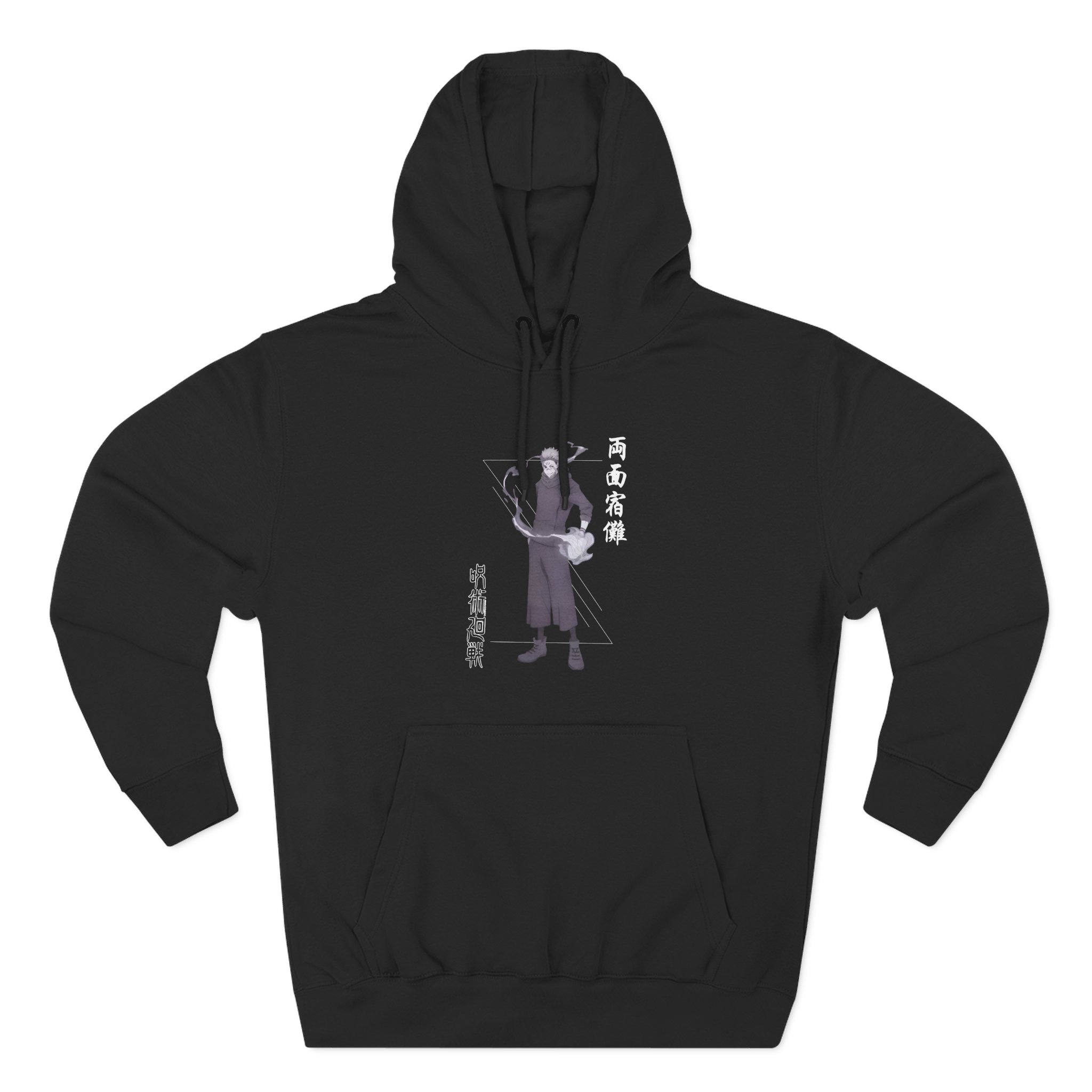 Jujutsu Kaisen Sukuna Name Three-Panel Fleece Hoodie