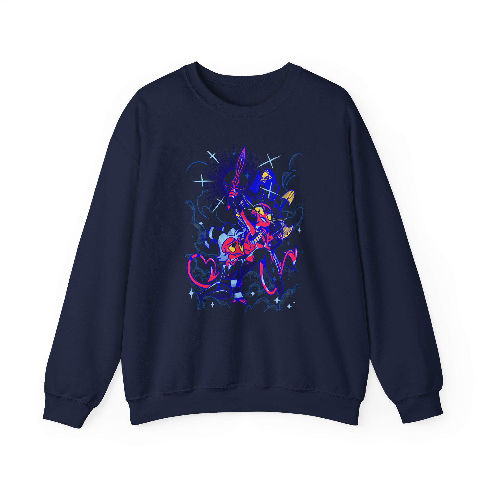 Vivziepop M&m Battle Dressed Unisex Heavy Blendâ„¢ Crewneck Sweatshirt