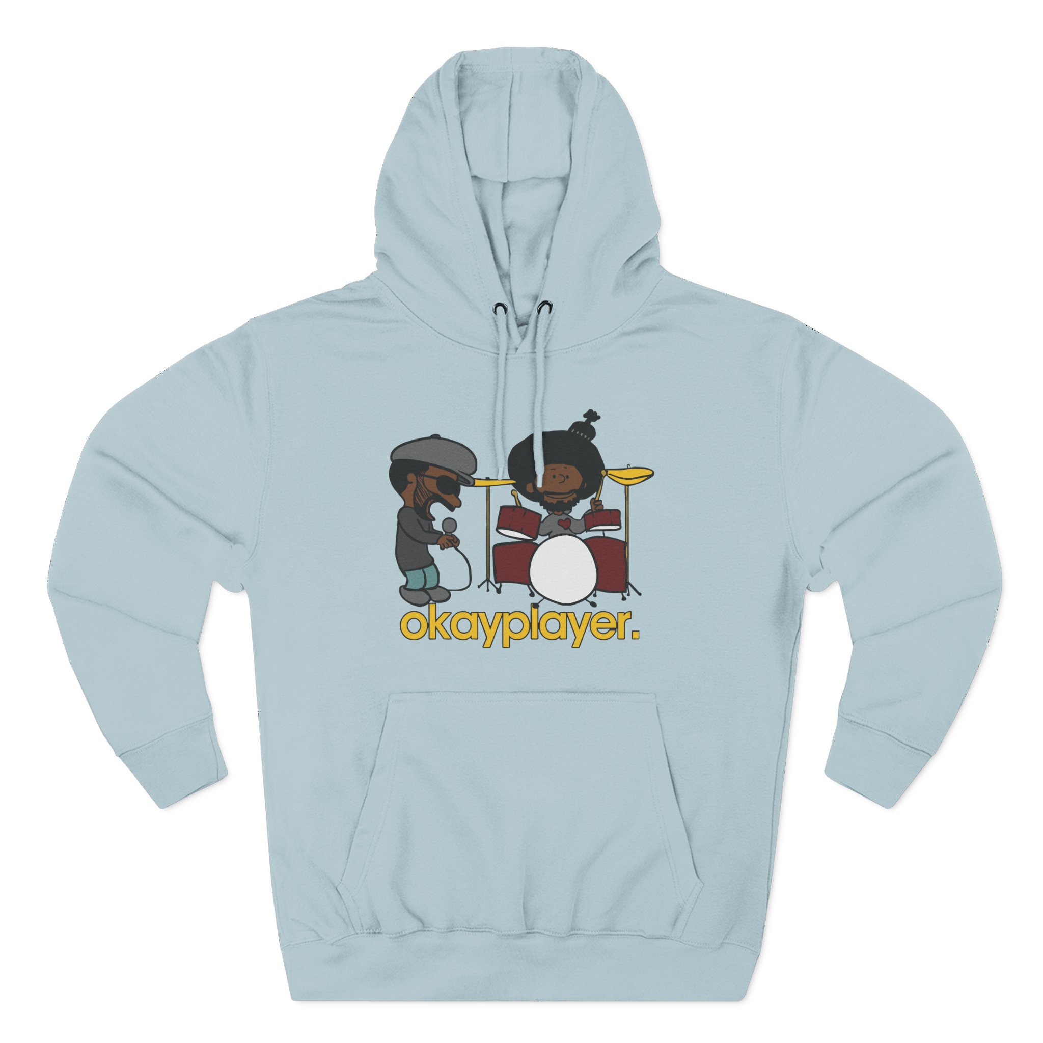 The Roots Black Thought & Questlove Okayplayer Three-Panel Fleece Hoodie