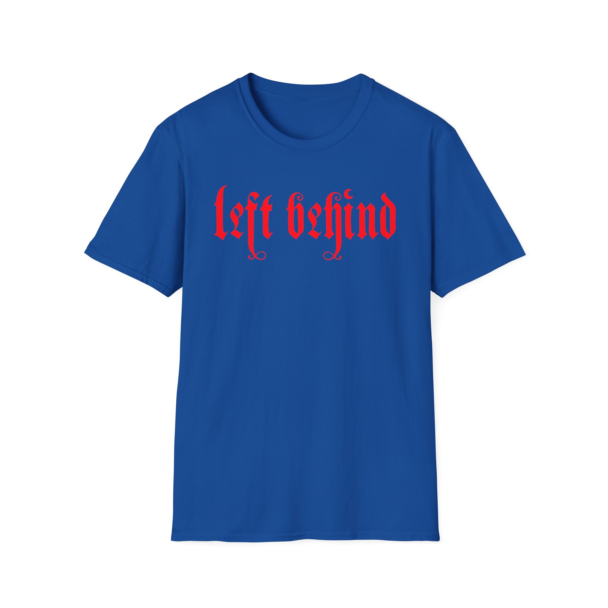 Left Behind Blessed by the Burn Unisex Softstyle T-Shirt