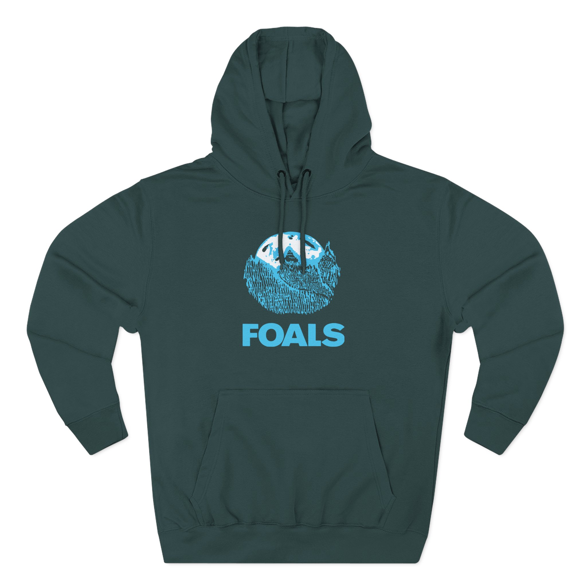 Foals Full Moon Logo Three-Panel Fleece Hoodie