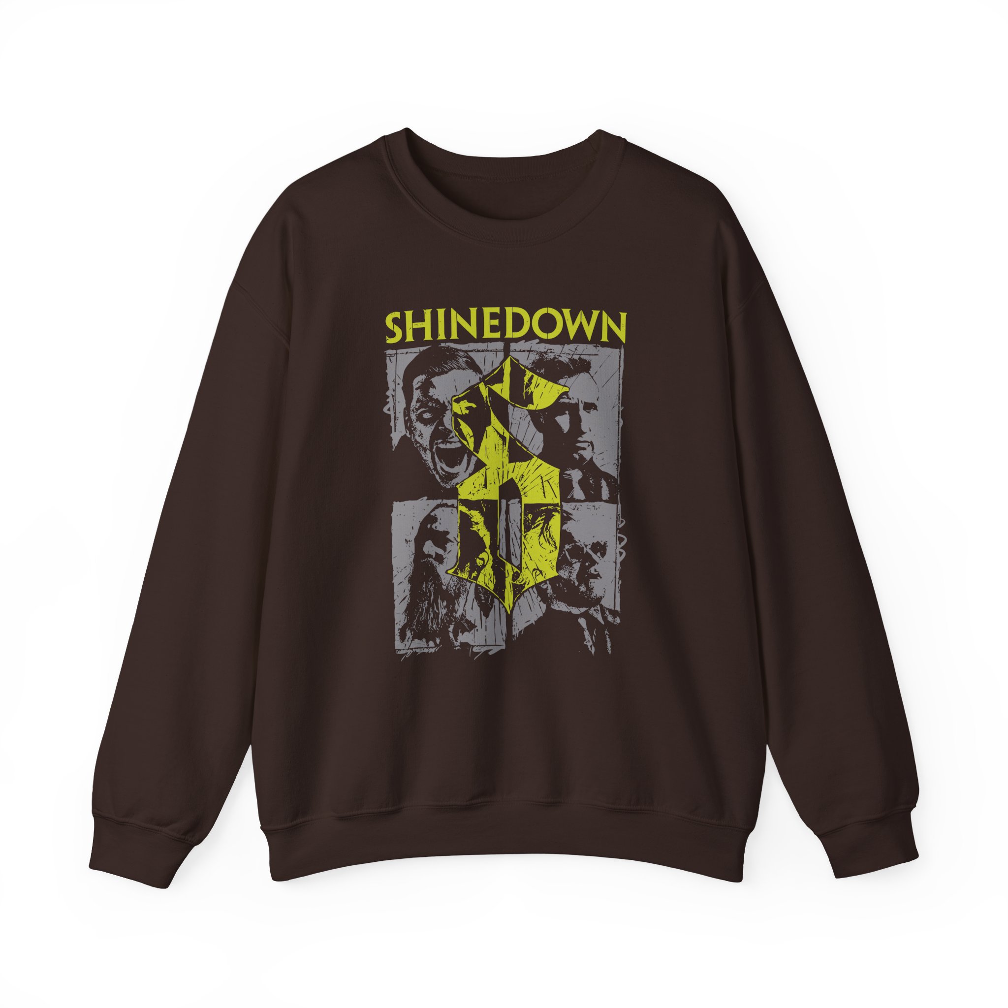 Shinedown Women's Photo Unisex Heavy Blendâ„¢ Crewneck Sweatshirt