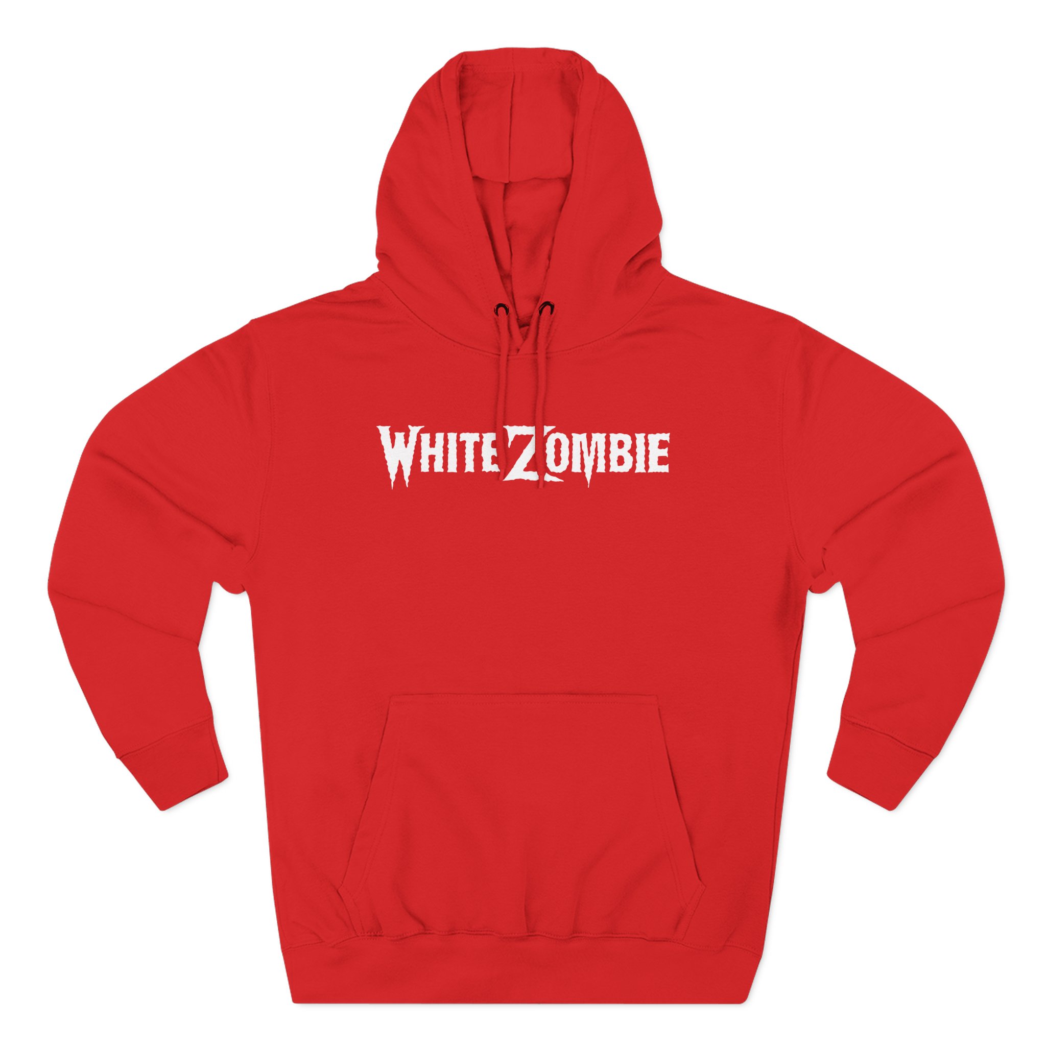White Zombie Classic Logo Three-Panel Fleece Hoodie