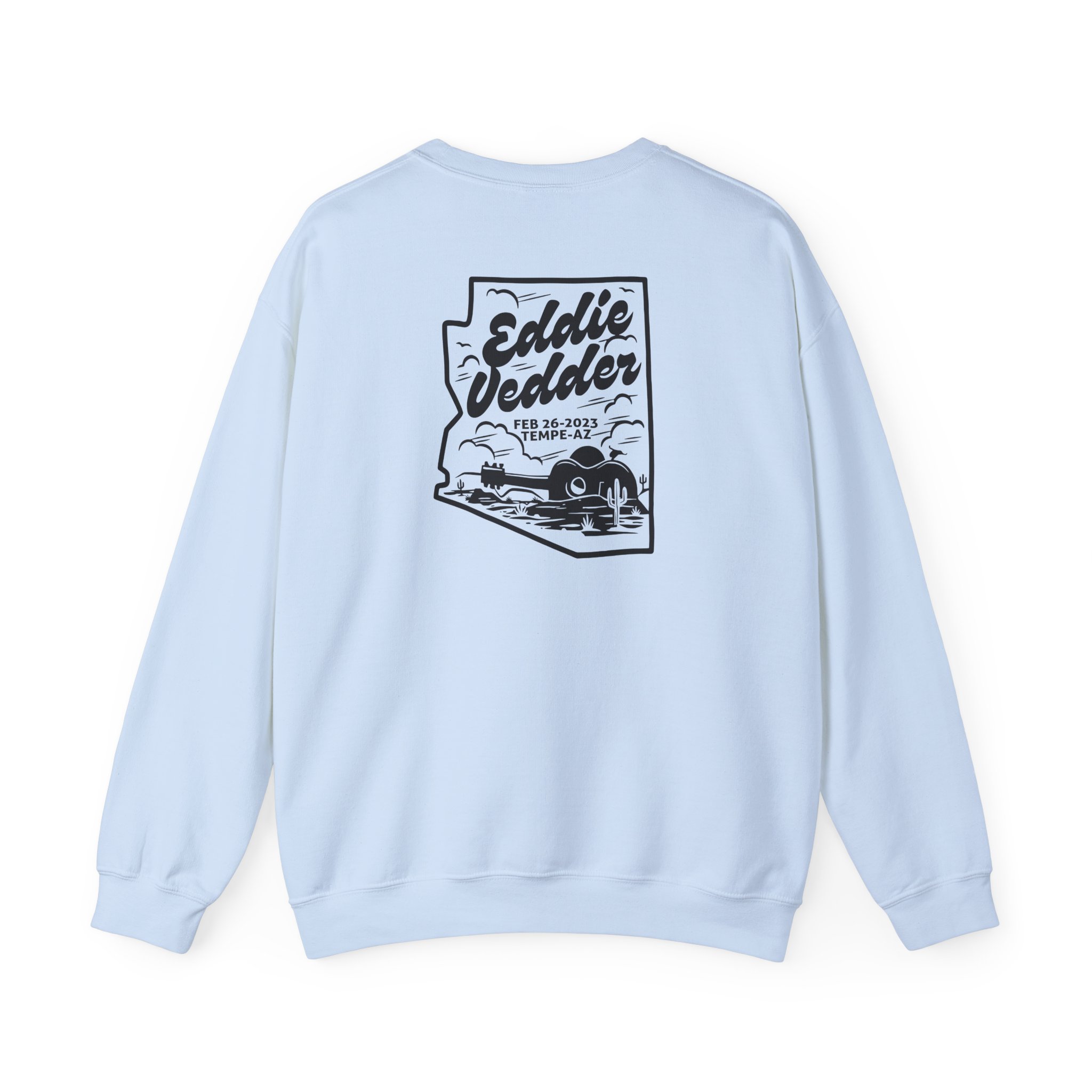 Eddie Vedder AZ Map Unisex Heavy Blendâ„¢ Crewneck Sweatshirt