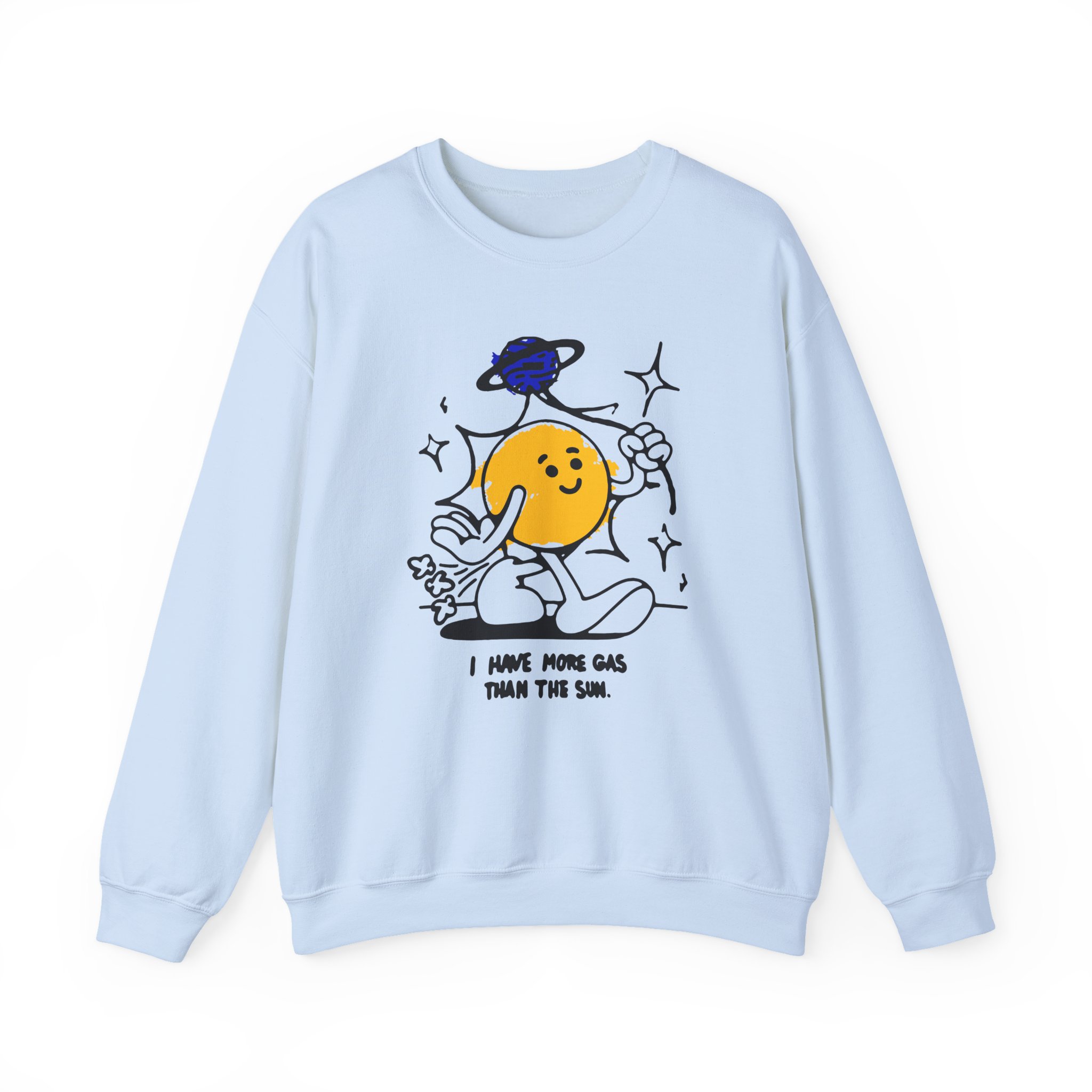 Chad Chad I Have More Gas Than the Sun Unisex Heavy Blendâ„¢ Crewneck Sweatshirt