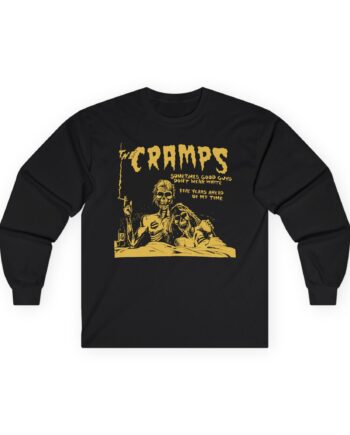 The Cramps Sometimes Good Guys Don’t Wear White Unisex Ultra Cotton Long Sleeve Tee