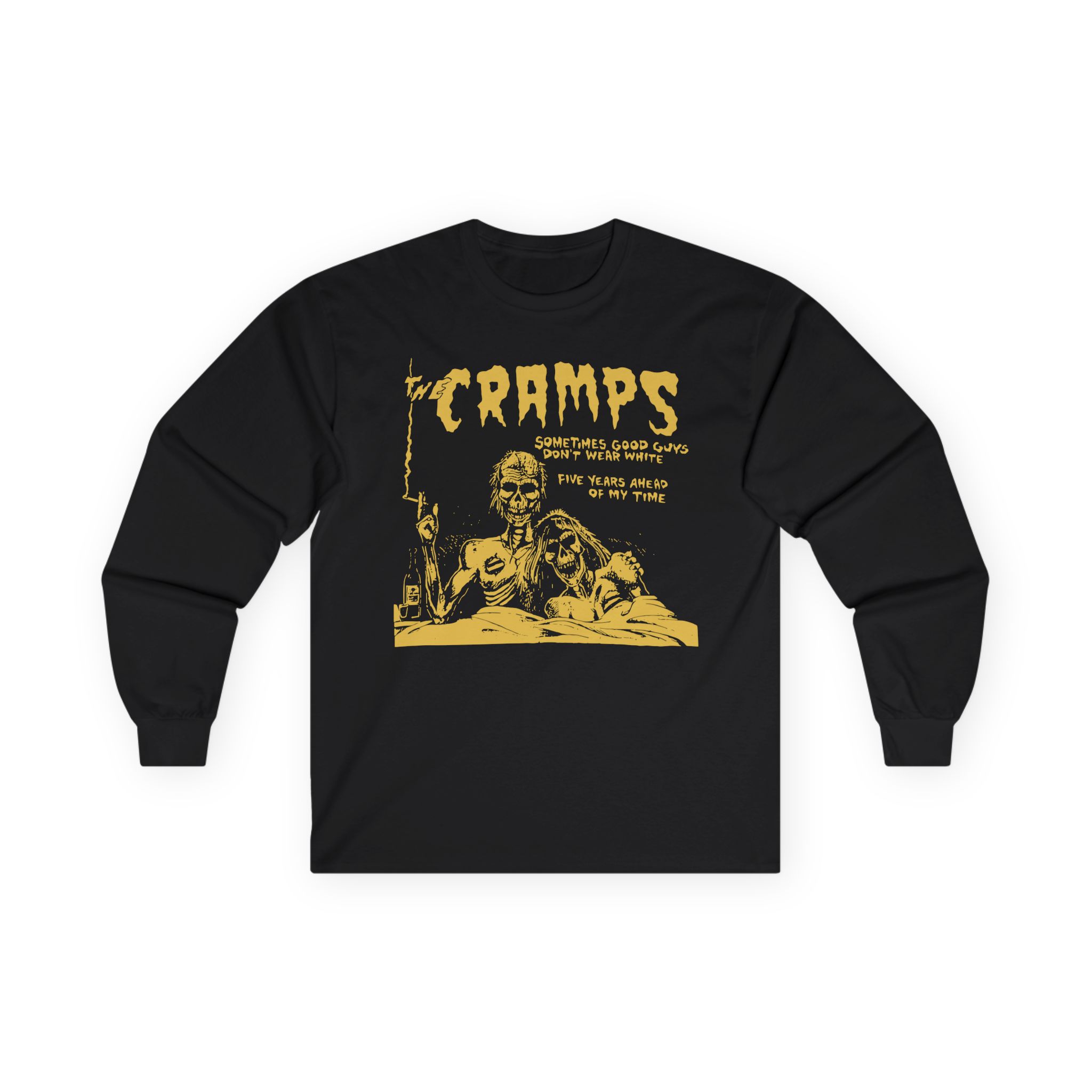 The Cramps Sometimes Good Guys Don’t Wear White Unisex Ultra Cotton Long Sleeve Tee