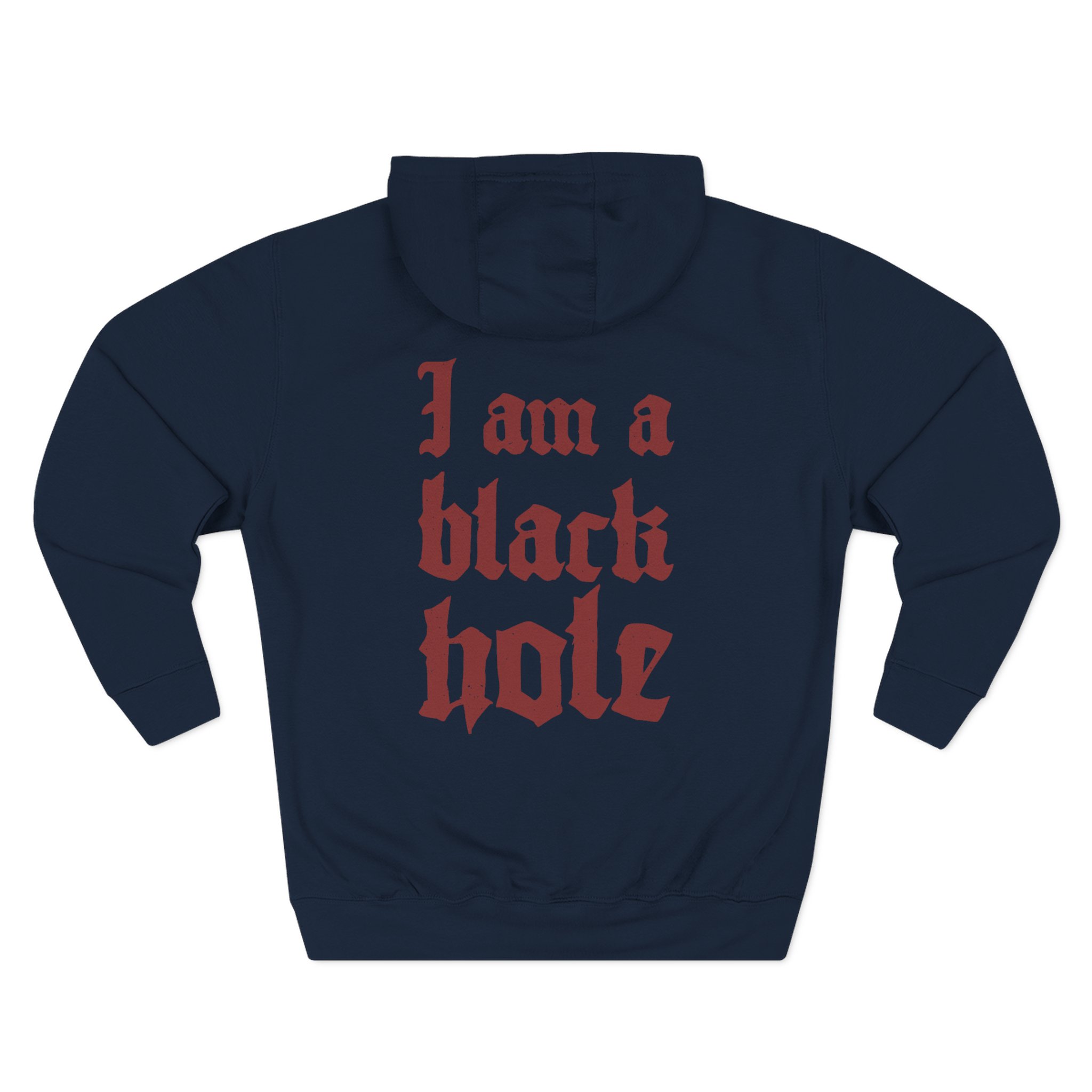 Black Tongue I Am A Black Hole Three-Panel Fleece Hoodie