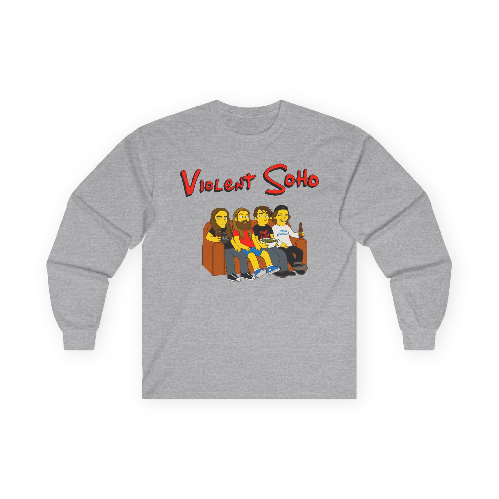 Violent Soho Springfield 4122 Unisex Ultra Cotton Long Sleeve Tee