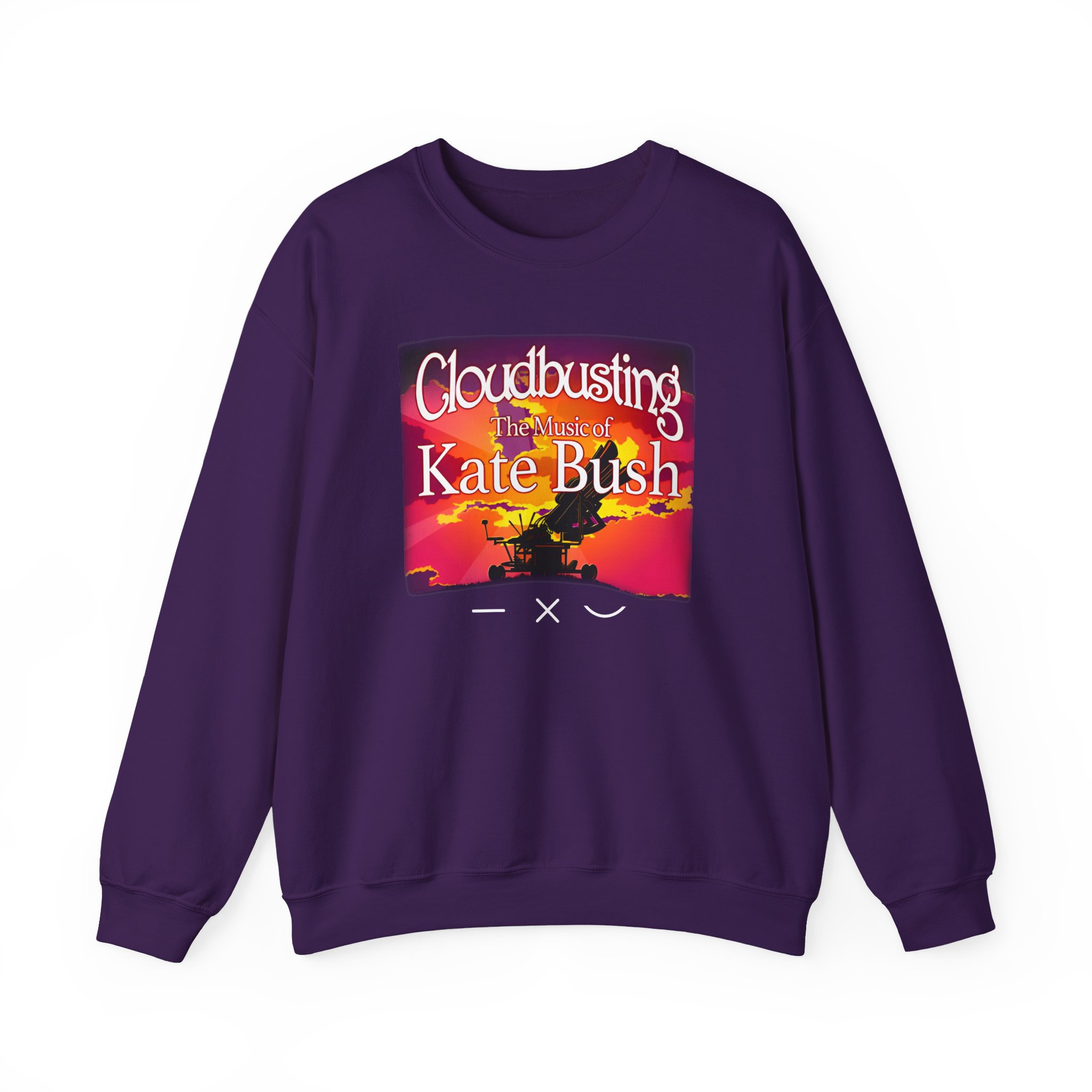 Kate Bush Line Cross Curve Unisex Heavy Blendâ„¢ Crewneck Sweatshirt