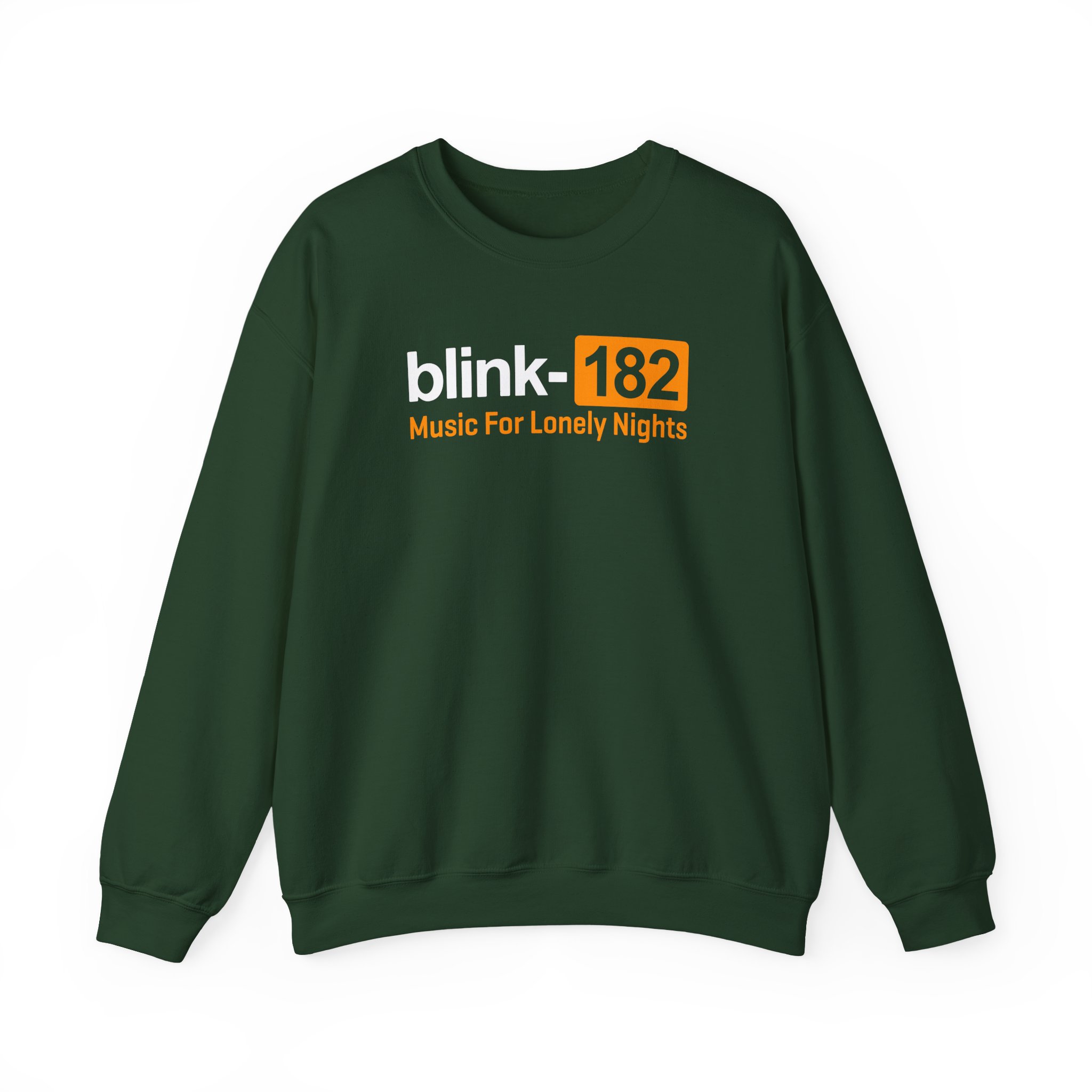 Blink 182 Music for Lonely Nights Unisex Heavy Blendâ„¢ Crewneck Sweatshirt