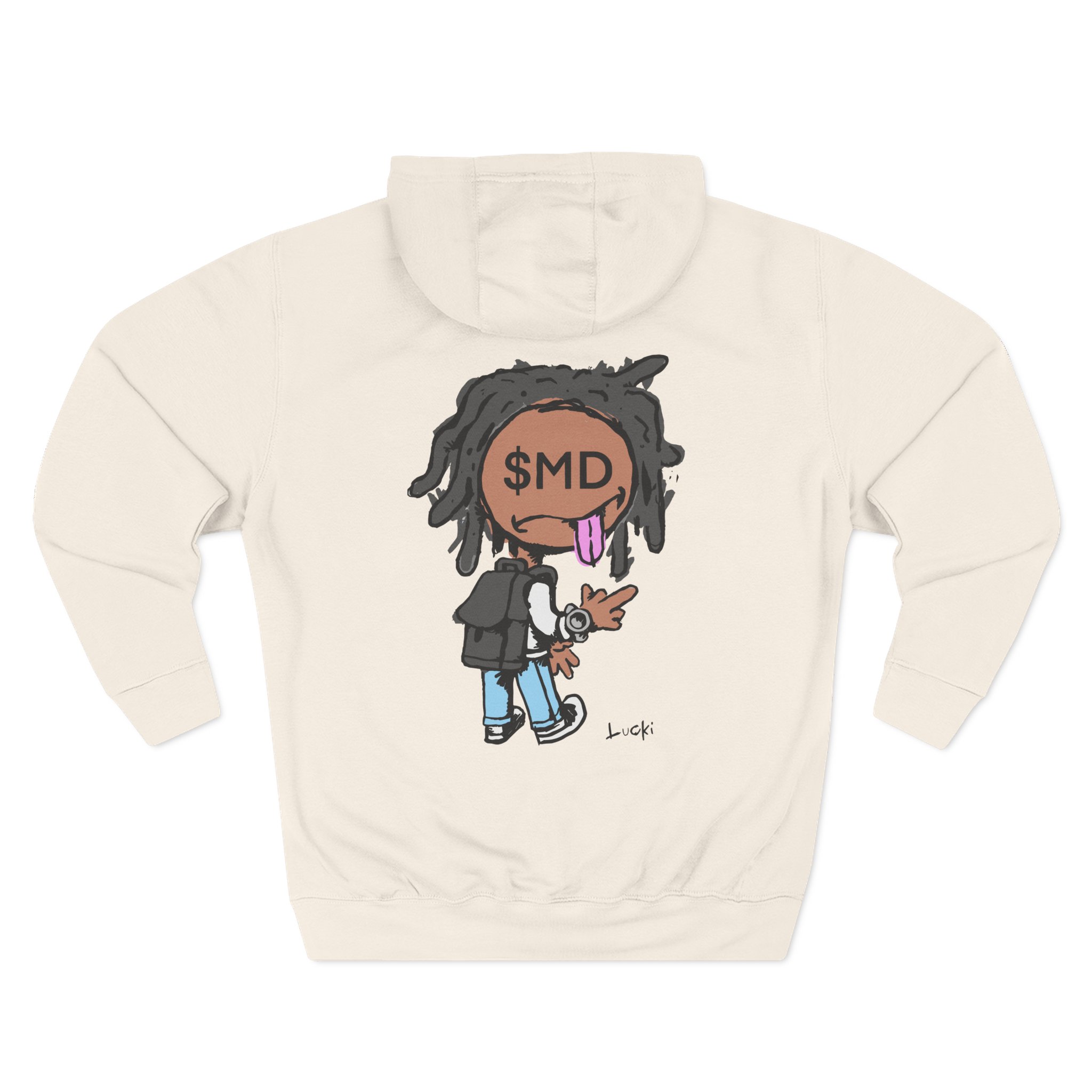 Lucki Flawless Like Me SMD Three-Panel Fleece Hoodie