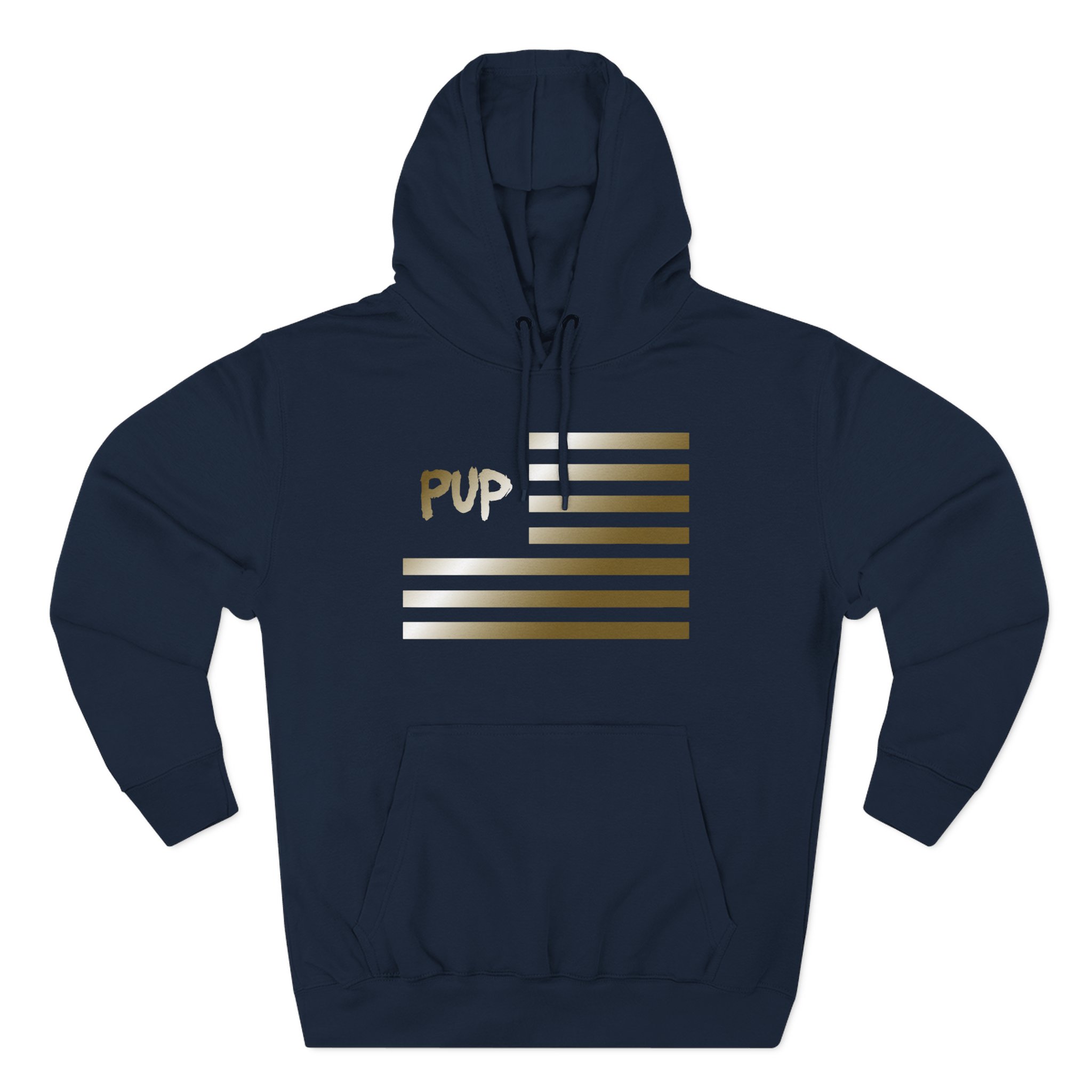 Pup Gold Foil Three-Panel Fleece Hoodie