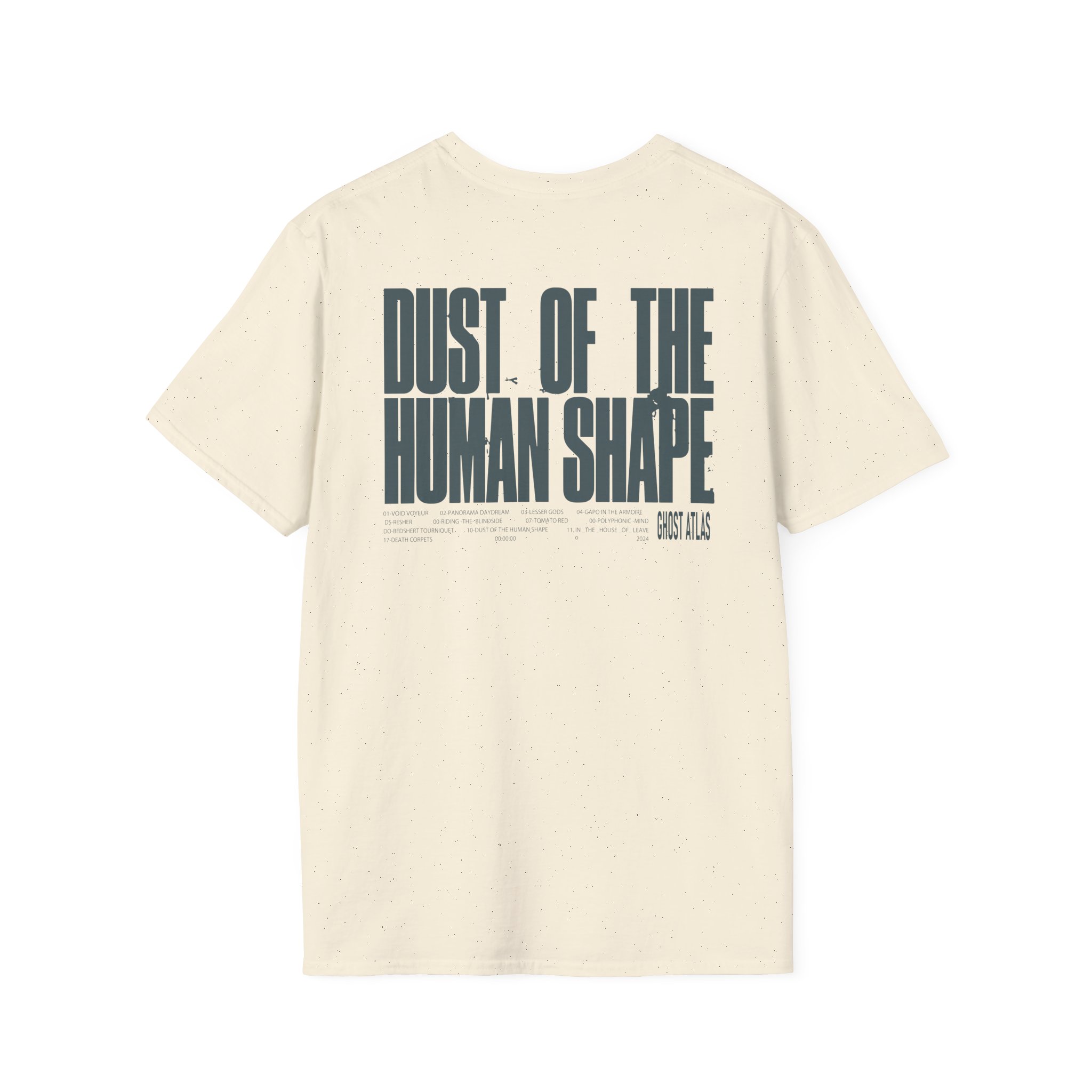 Ghost Atlas Dust of the Human Shape Unisex Softstyle T-Shirt