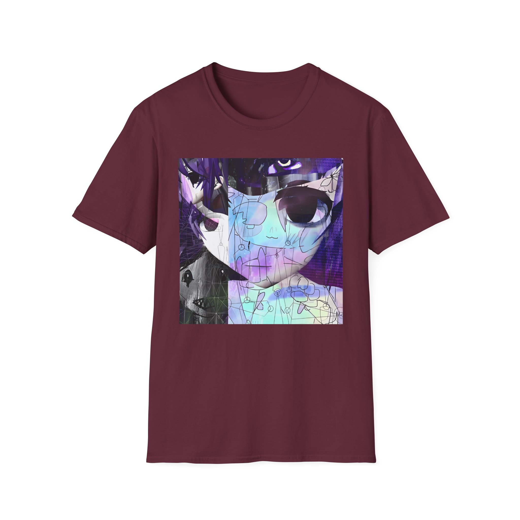 Sewerslvt Skitzofrenia Simulation Album Cover Unisex Softstyle T-Shirt