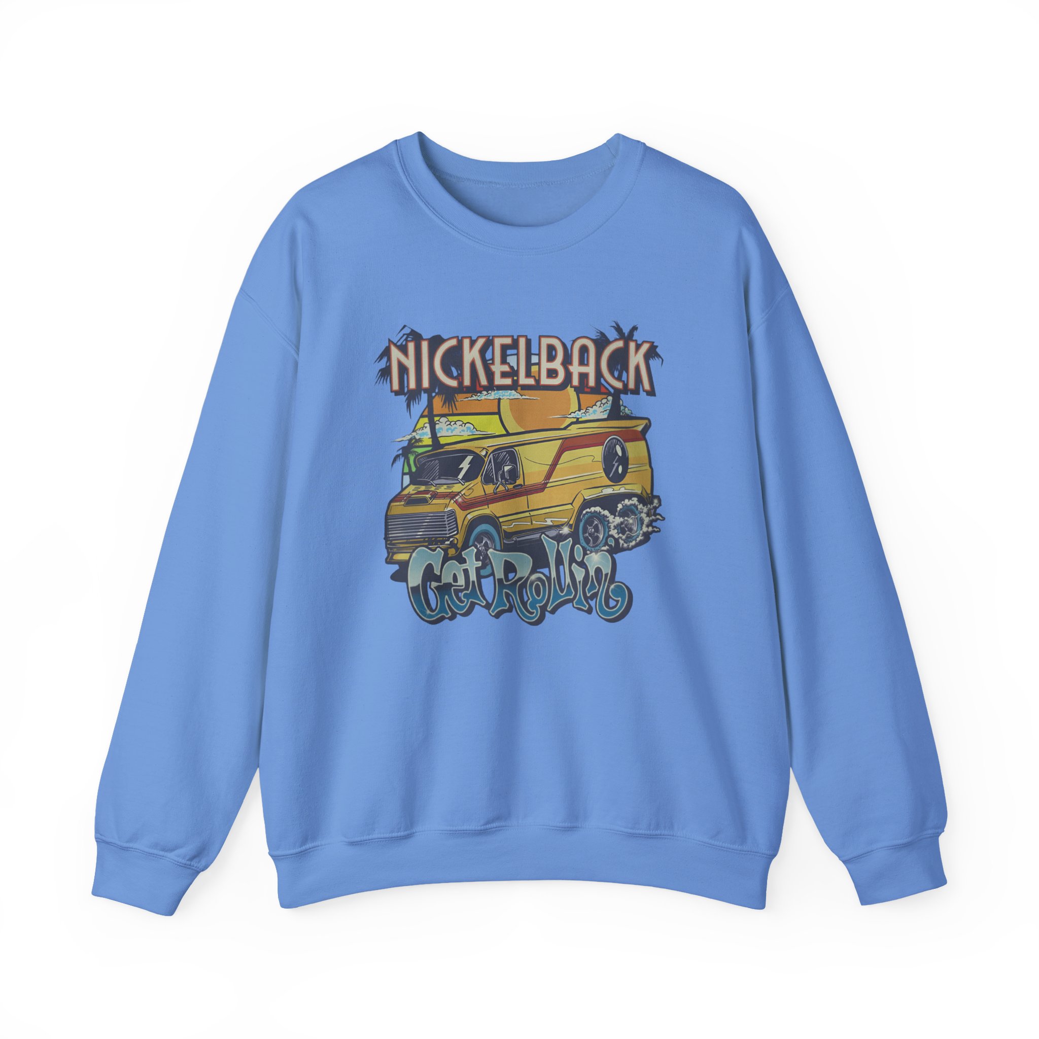 Nickelback Get Rollin Cover Unisex Heavy Blendâ„¢ Crewneck Sweatshirt