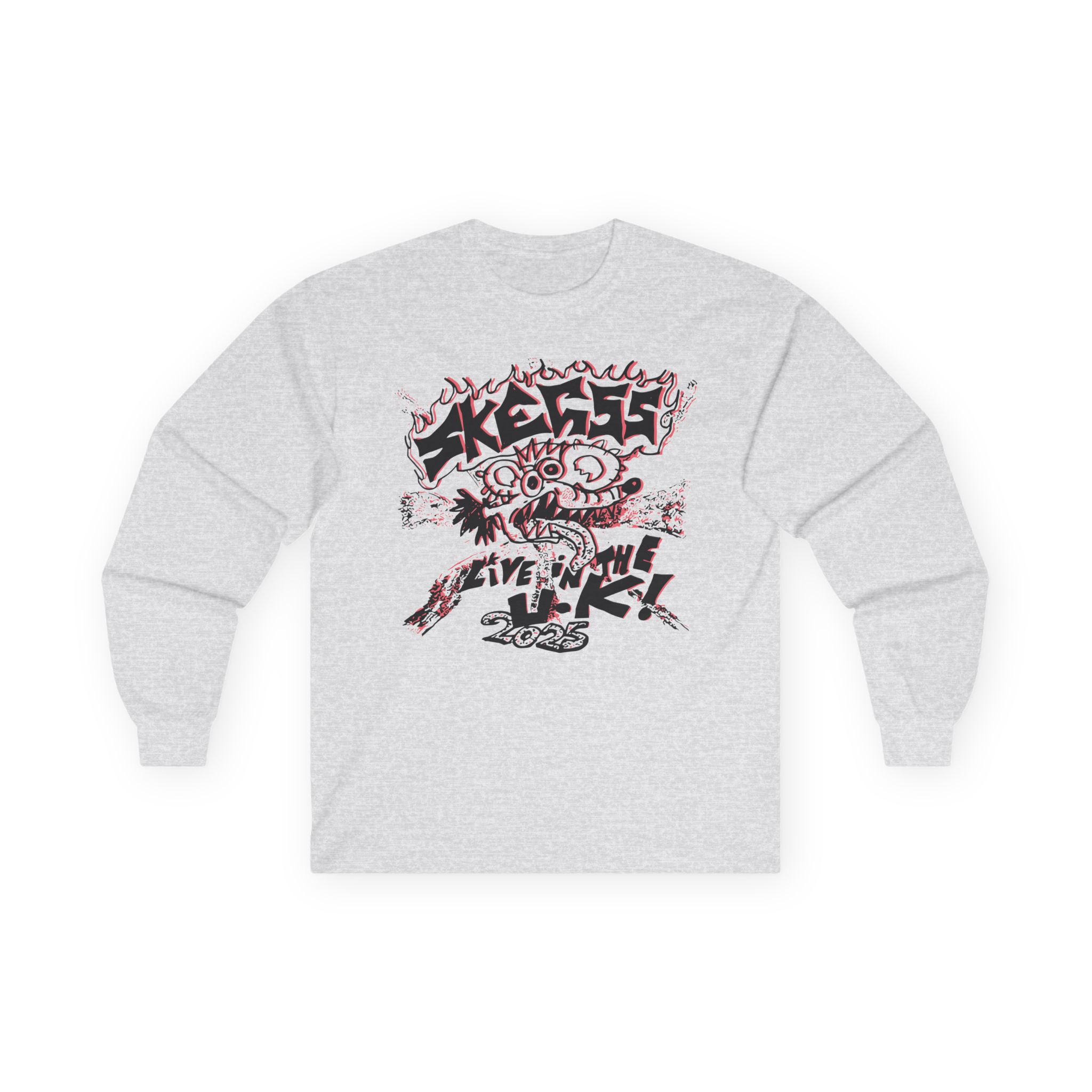 Skegss Live in the Uk 2025 Unisex Ultra Cotton Long Sleeve Tee